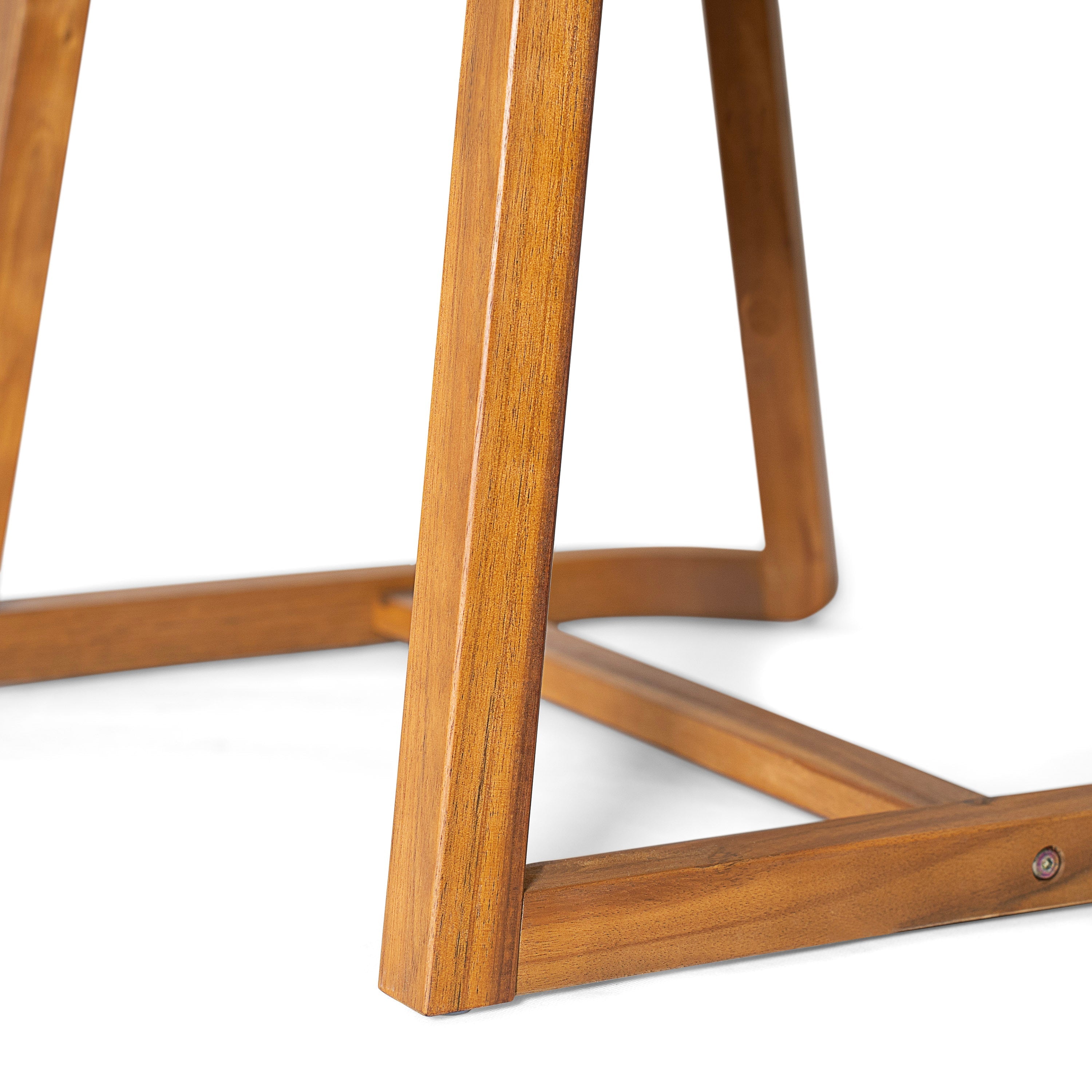 Outdoor Acacia Wood Dining Chairs (Set of 2)