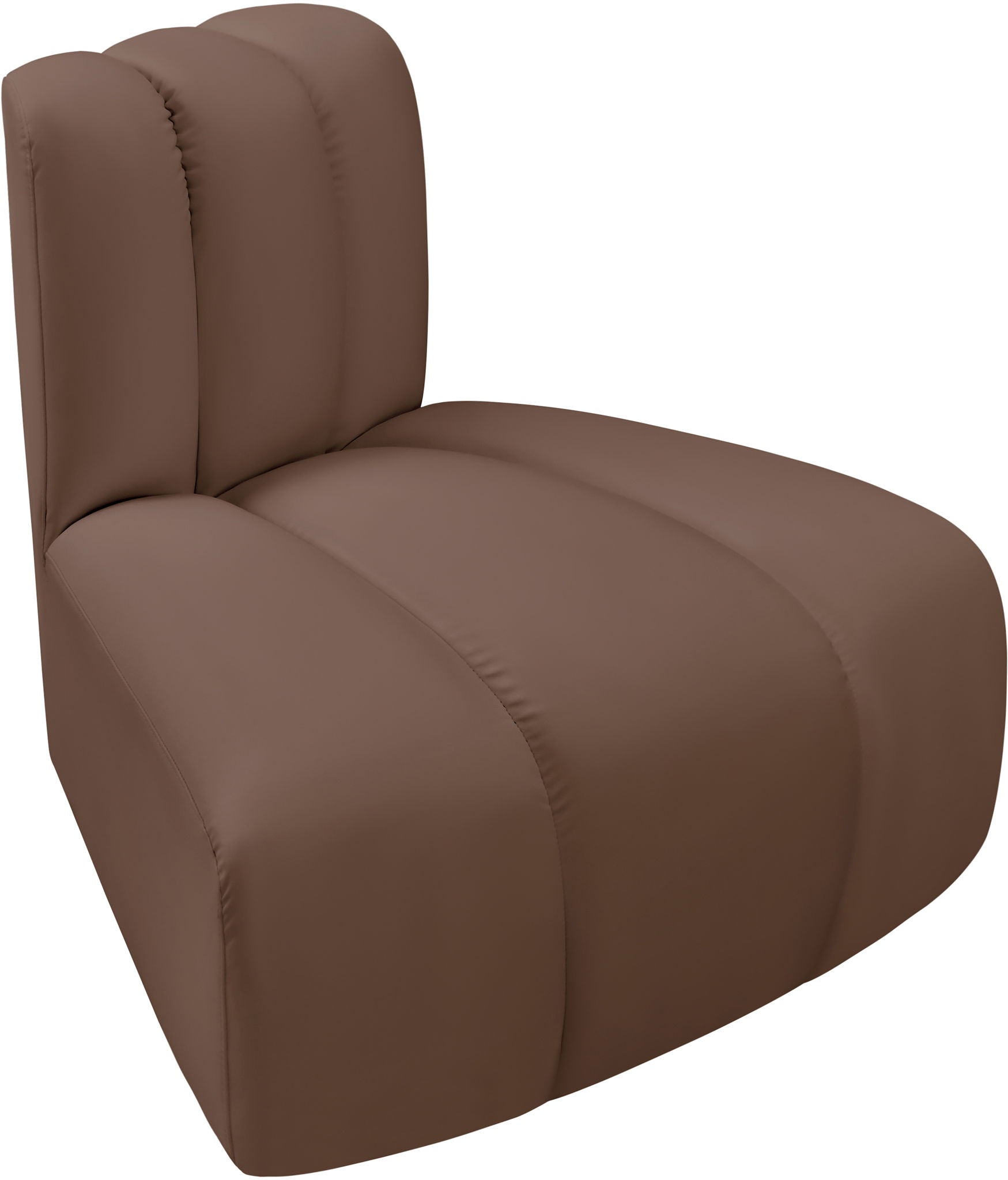 Arc - Faux Leather Reverse Corner Chair