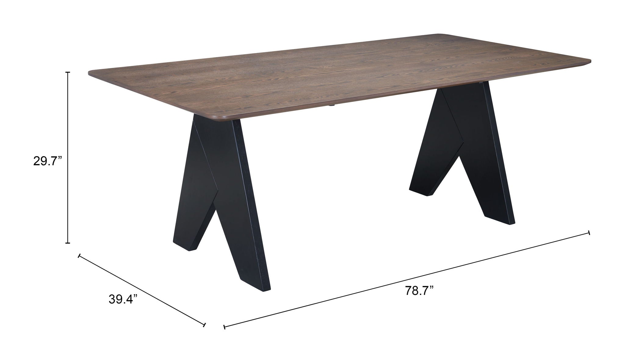 Lisse - Rectangular Dining Table - Espresso