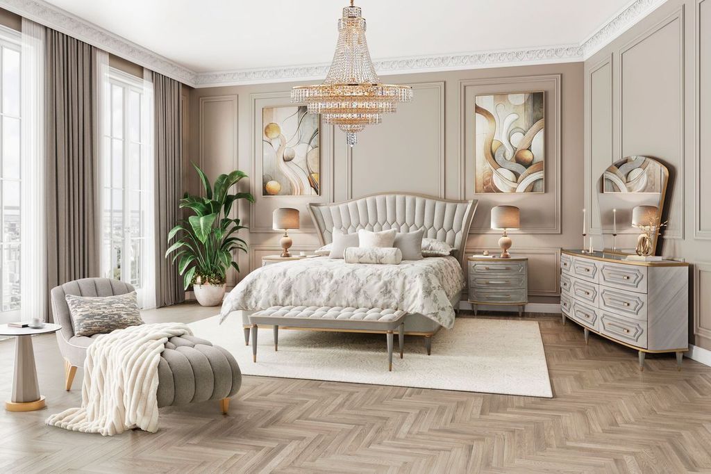 St. Charles - Chaise - Dove Gray