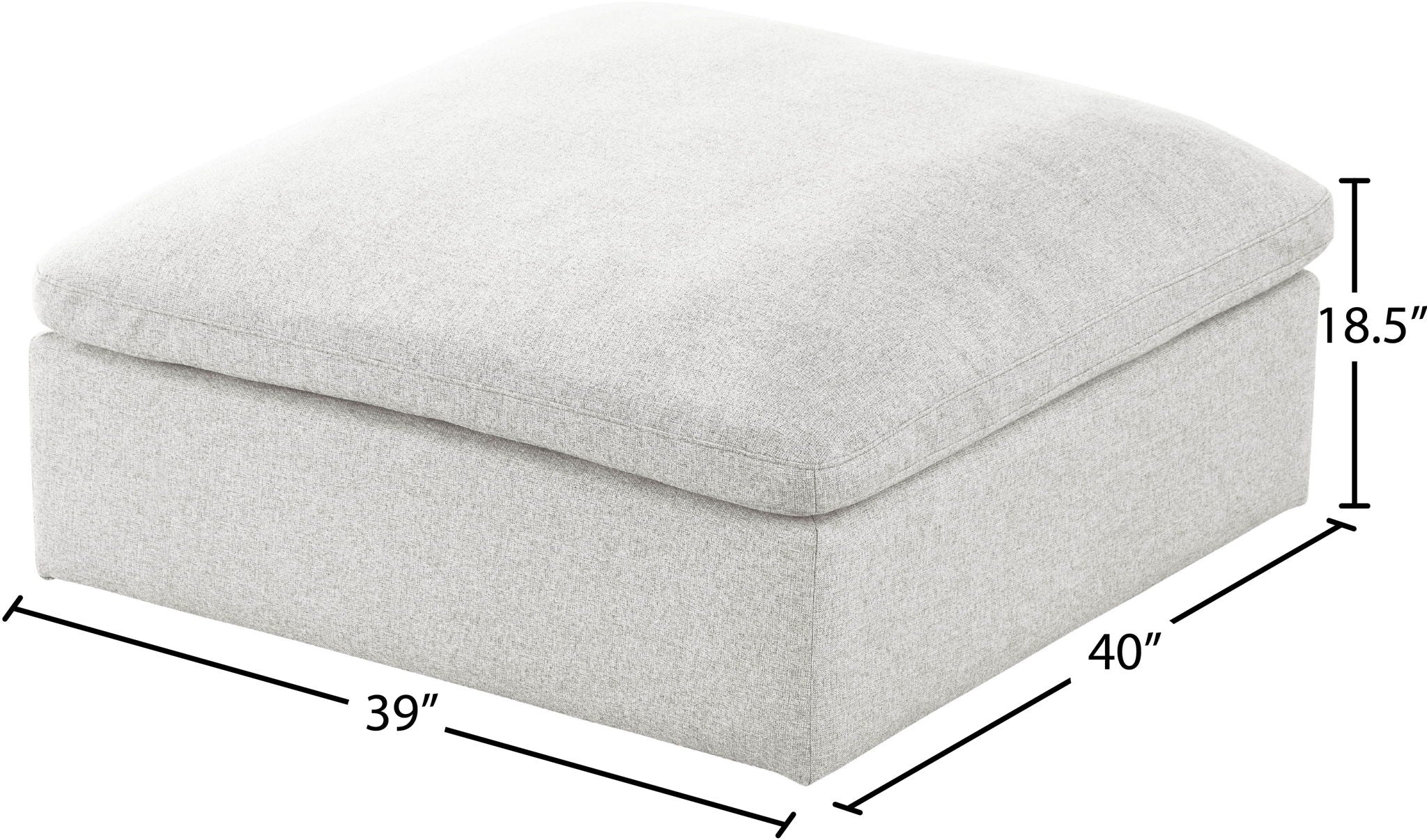 Serene - Ottoman - Best Buy Furniture