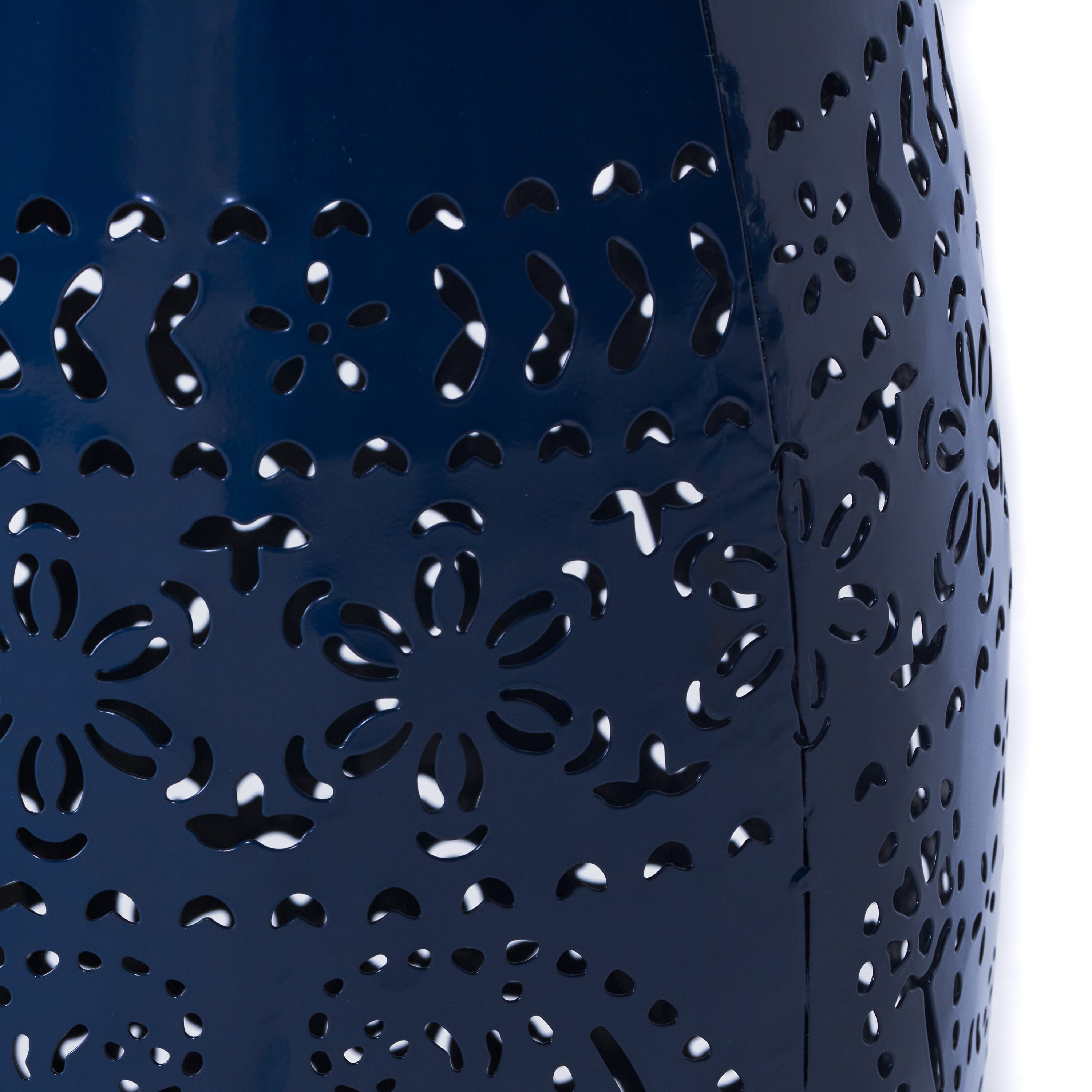 Ruby Side Table Lace Cut Metal End Table for Outdoor & Indoor Use