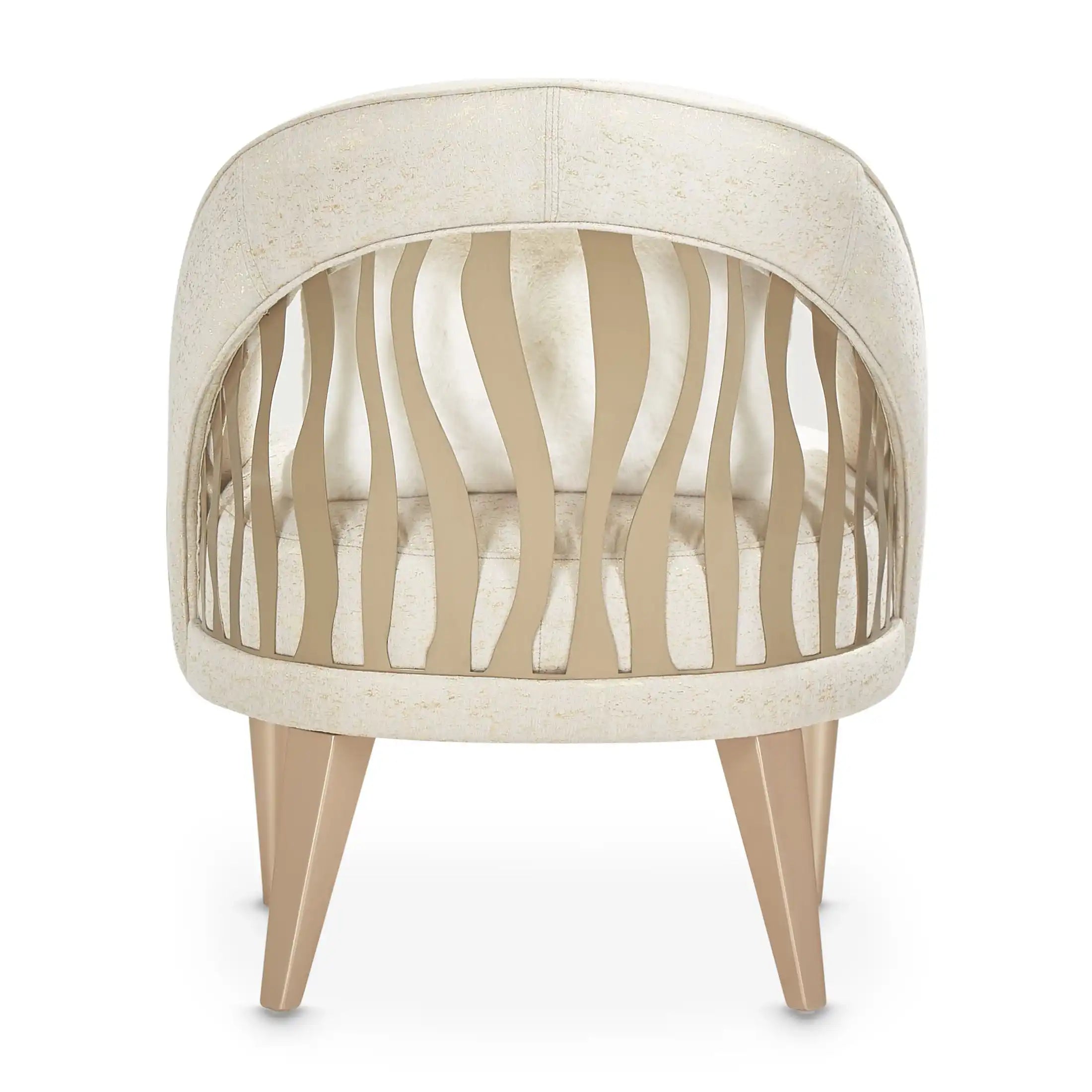 La Rachelle - Flame Chair - Gold Rush / Champagne