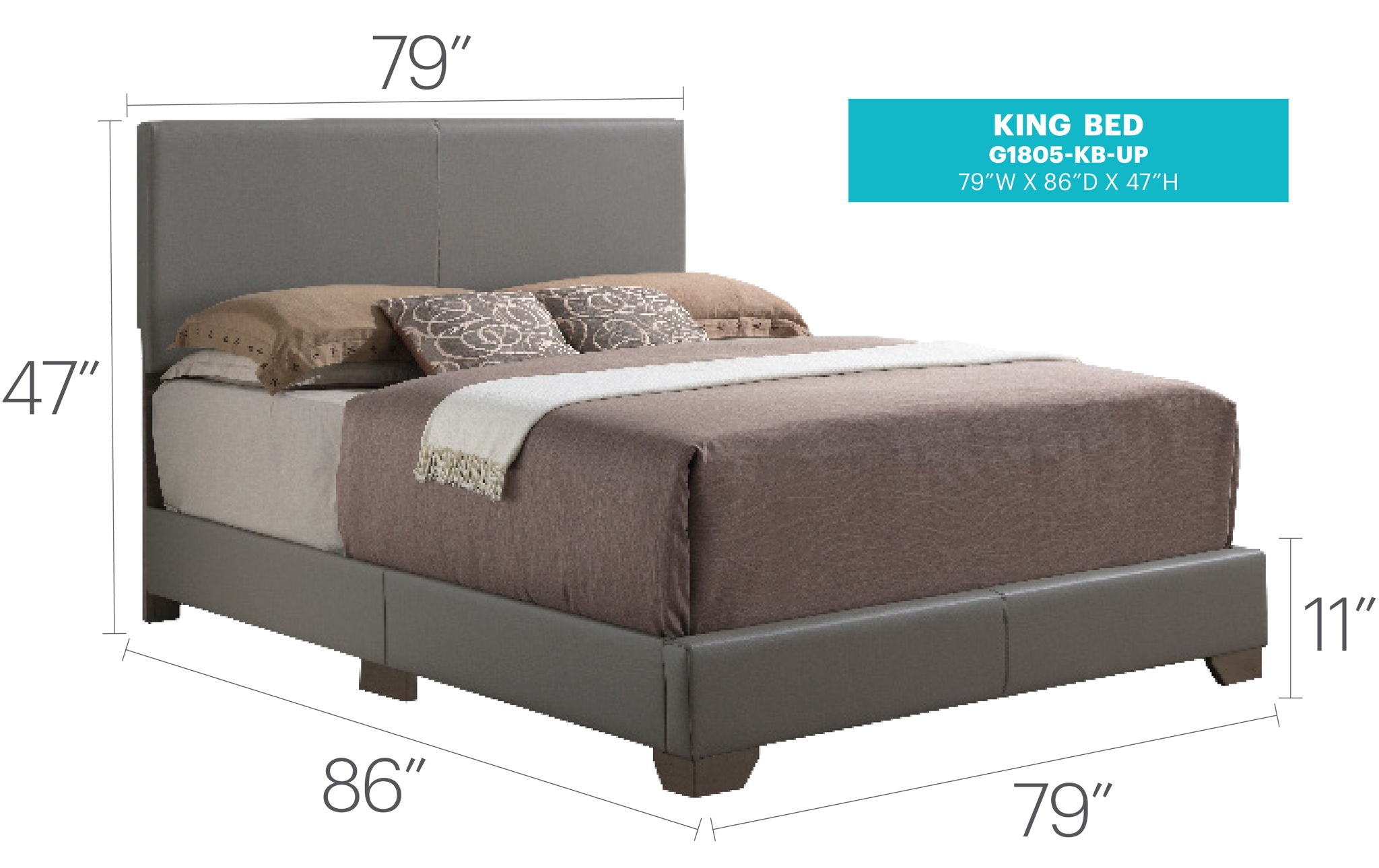 Elegant Platform Bed For Relaxed Spaces