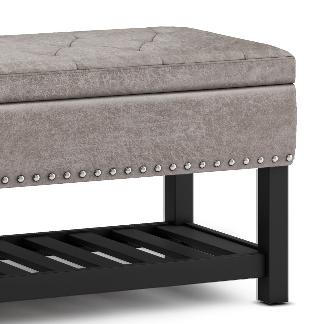 Lomond - Upholstered Storage Ottoman Bench - Best Buy Furniture