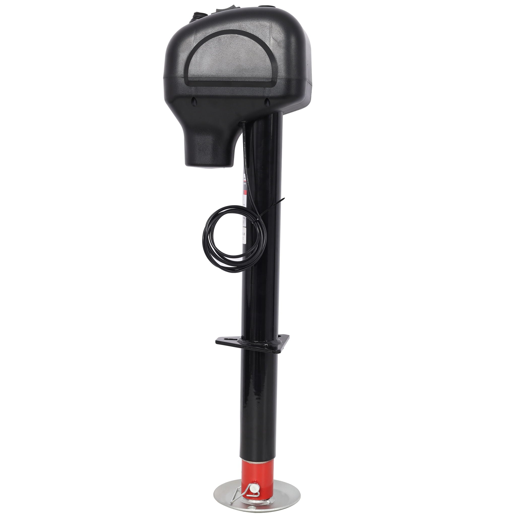 Electric Power Tongue Jack 3500Lbs Capacity With Waterproof Cover For RV Trailer & Camper, 12V Dc - Black