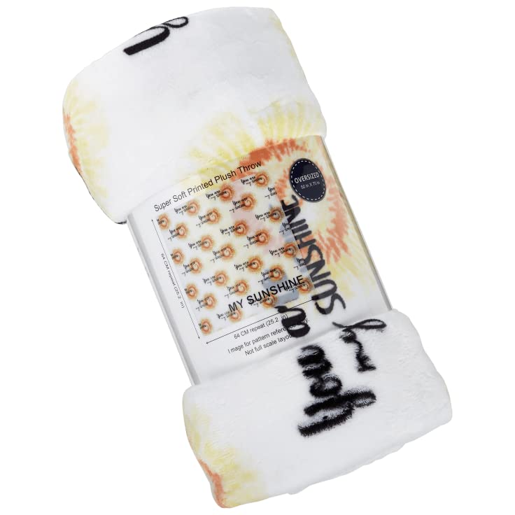 Decor&More Summertime Fun by Decor&More Extra Soft Throw Blanket (50 x 70) - My Sunshine, MySunshineThrow - Best Buy Furniture