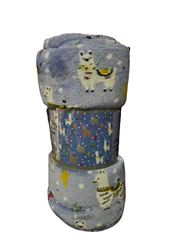 Decor&More Whimsy Collection Microplush Llama Blanket (50" x 60") - Llama Llama Throw Blanket - Best Buy Furniture