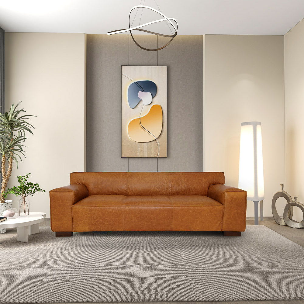 Morgan - Waxy Sofa - Cognac