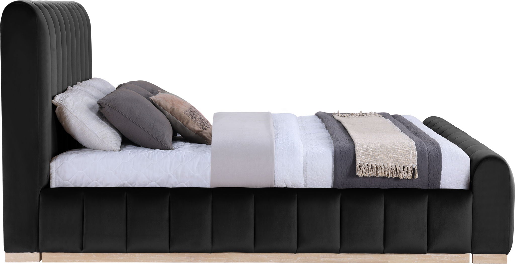 Amara - Velvet Bed