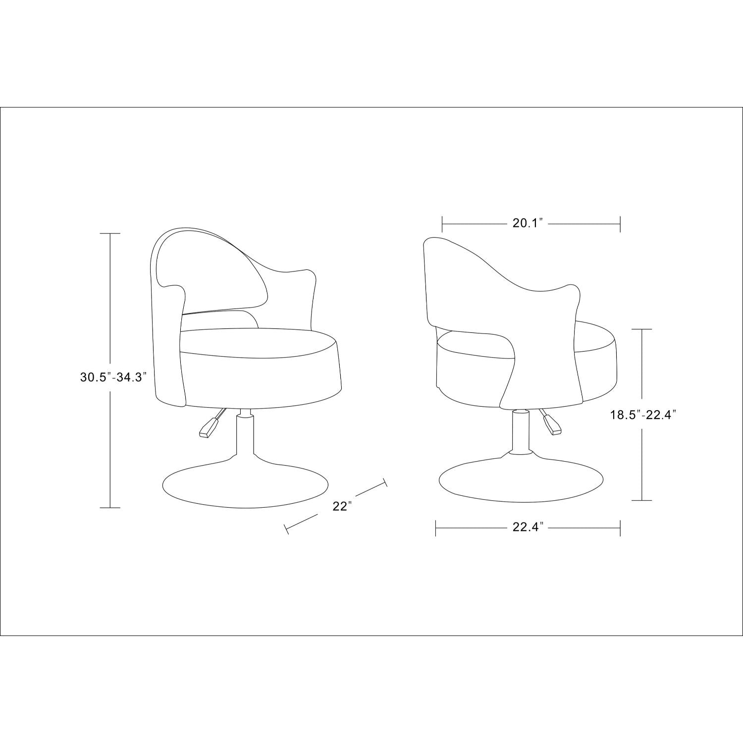 Bopper - Swivel Lounge Chair - White
