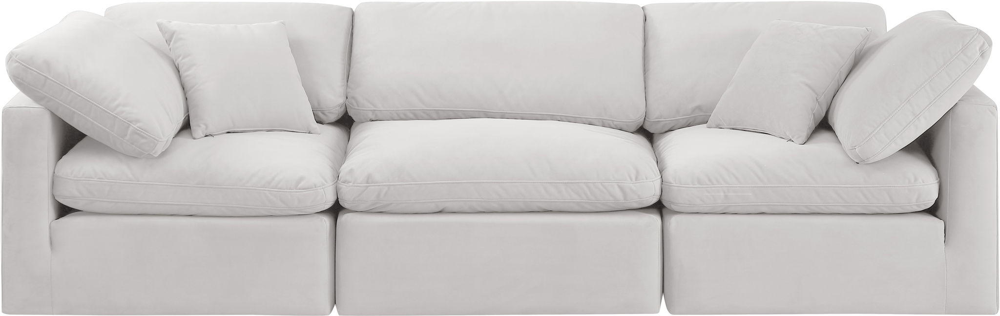 Indulge - Velvet 3 Seat Modular Sofa