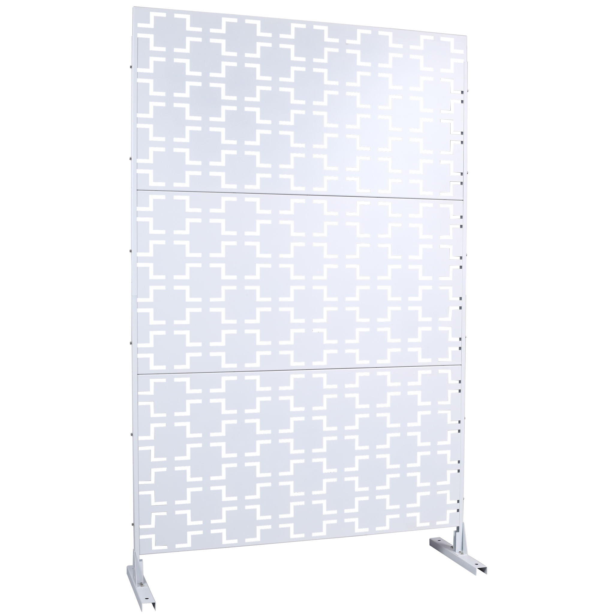 Outdoor & Indoor Metal Privacy Freestanding Decorative Screen