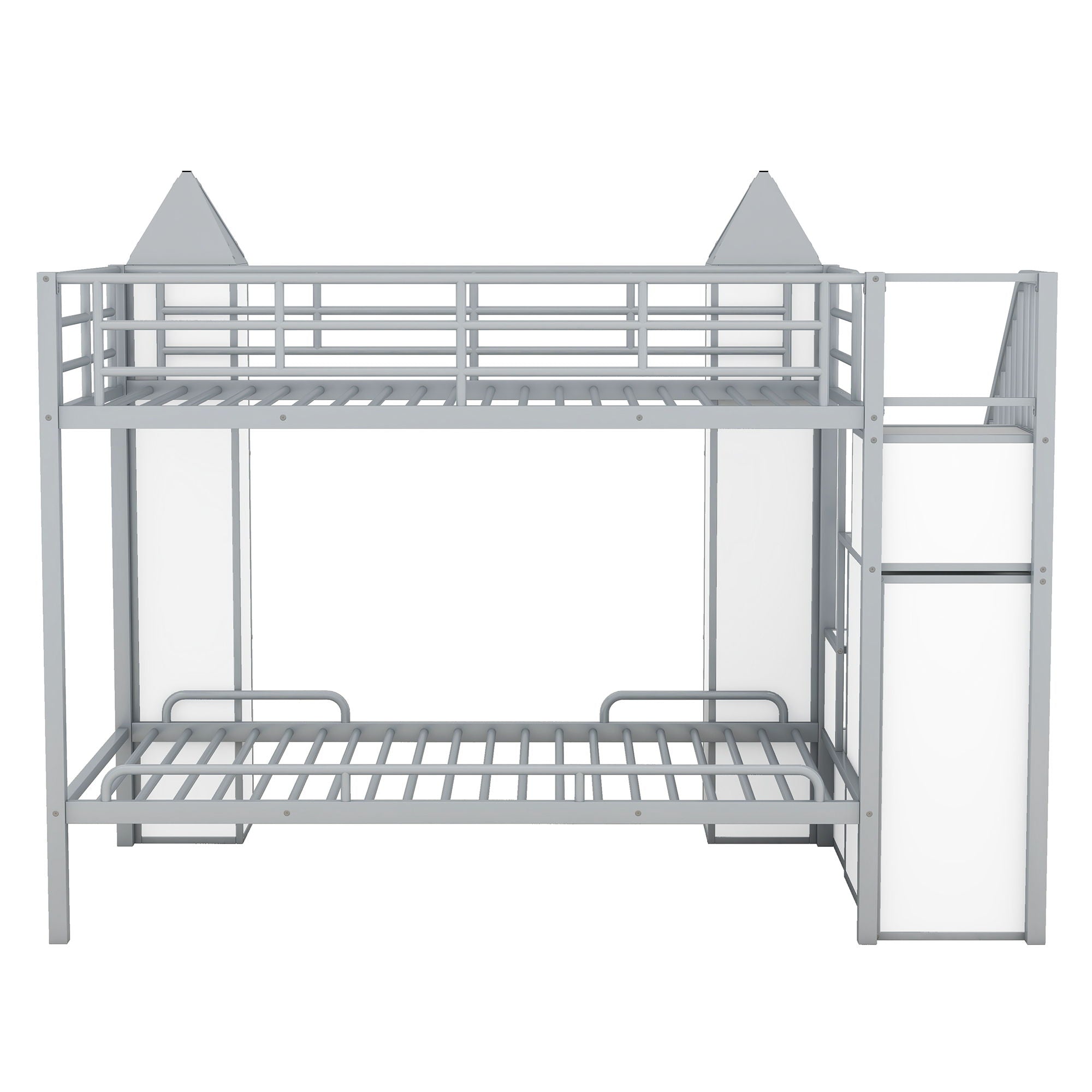 Castle Shaped Bunk Bed With Wardrobe And Storage