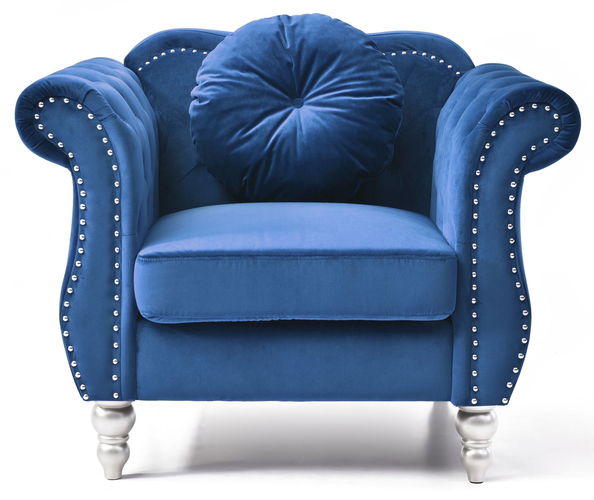 Chic Transitional Flared Arm Chair - Best Buy Furniture