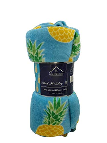 Decor&More Tropical Summer Novelty Velvet Fleece Throw Blanket (50" x 60") - Best Buy Furniture