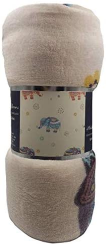 Tropical summer novelty velvet fleece throw blanket (50" x 60")