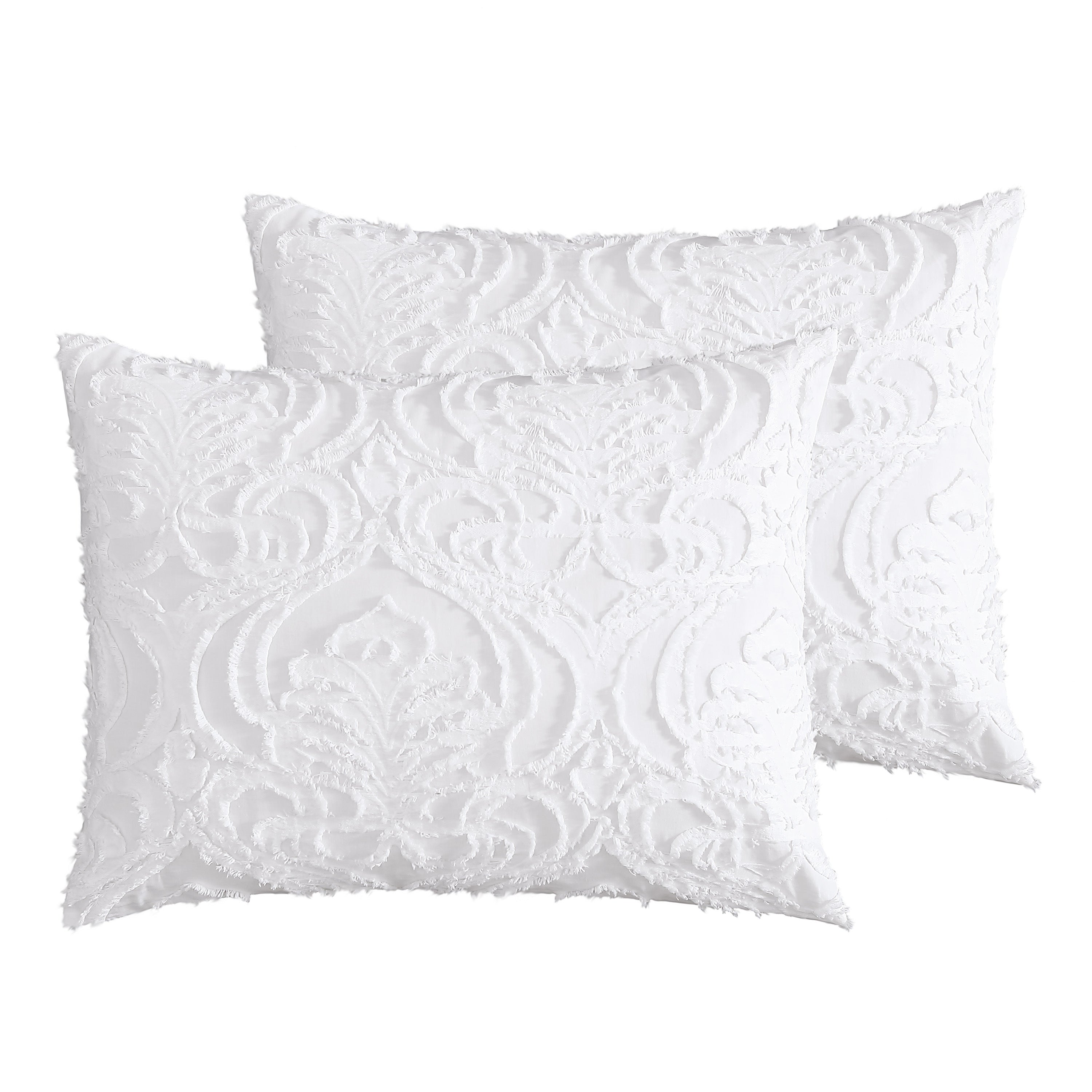 Rhapsody 6 Pc Cotton Clip Jacquard Bedding Ensemble