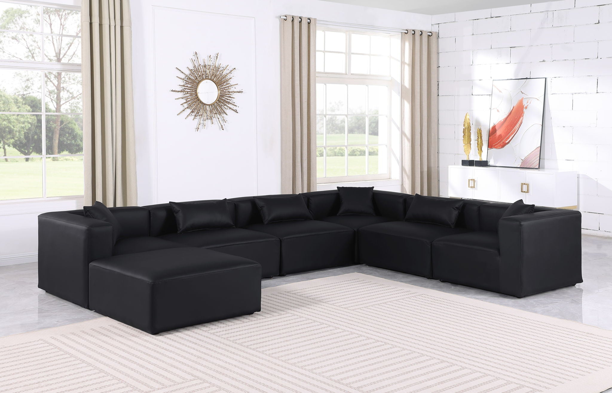 Cube - 7 Piece Modular Sectional