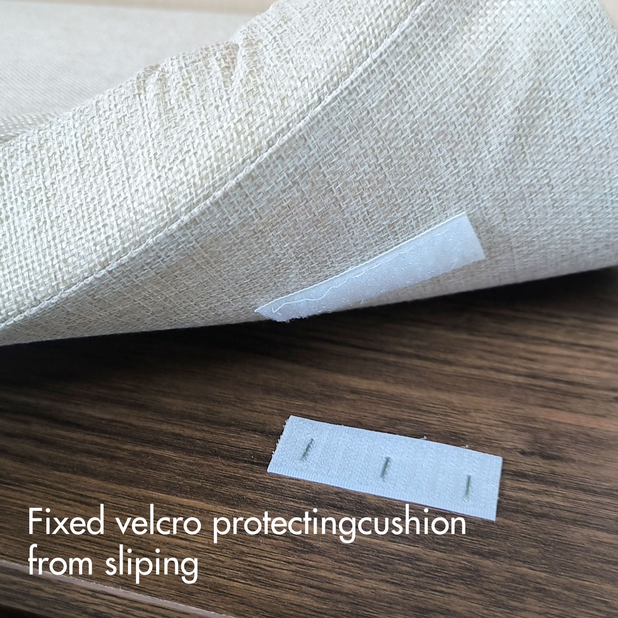 Storage Bench With Cushion, Shoe Cabinet With 2 Doors - Antique Natural / Rattan