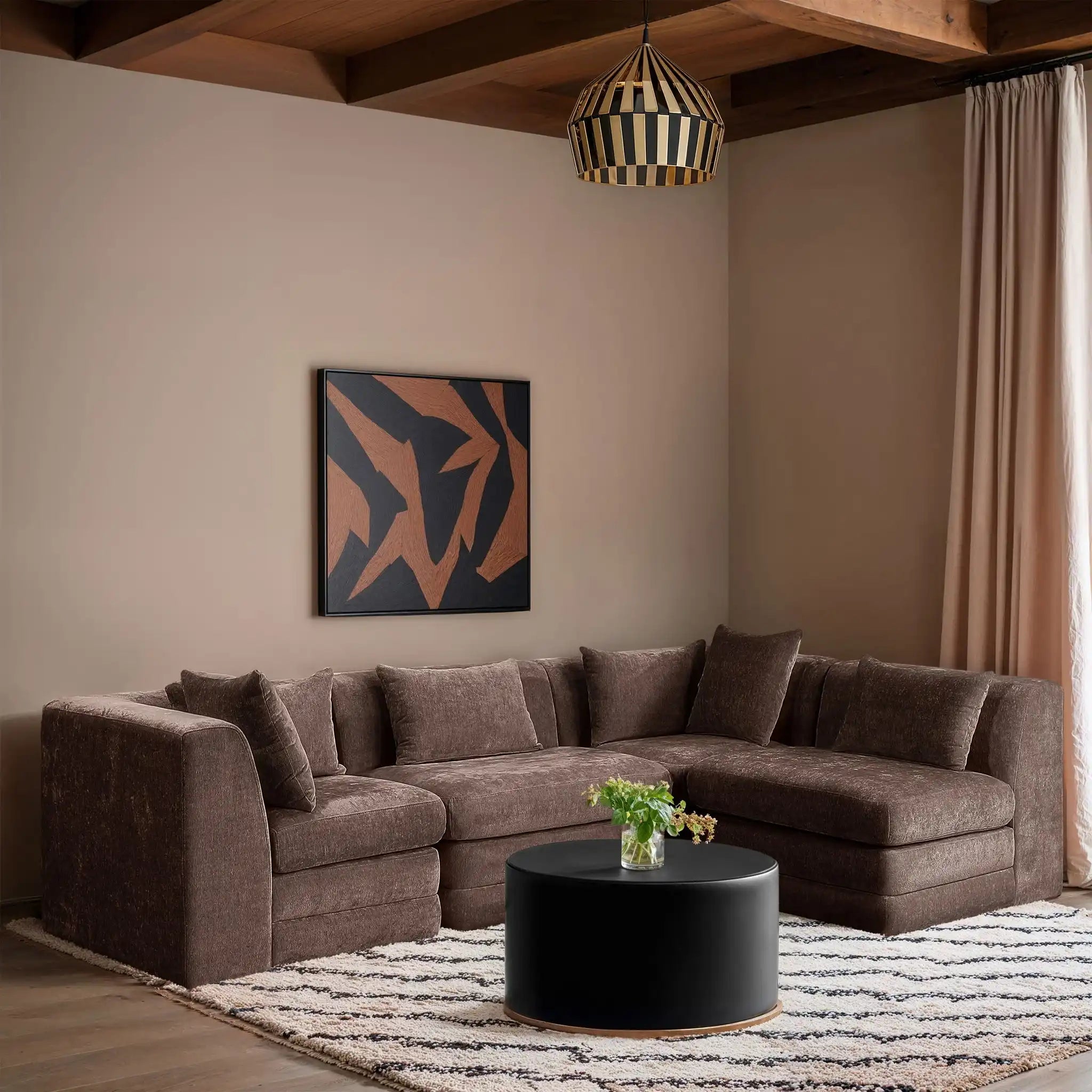 Stellar - 4 Piece Upholstered Modular Sectional