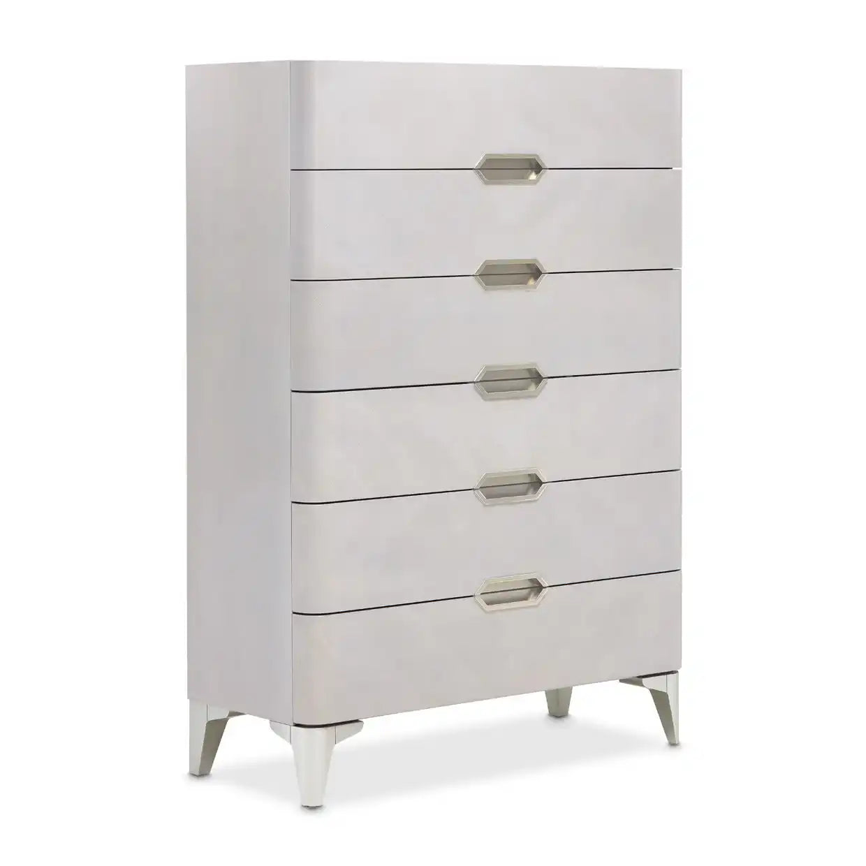 Penthouse - 6-Drawer Chest - Gray - Best Buy Furniture