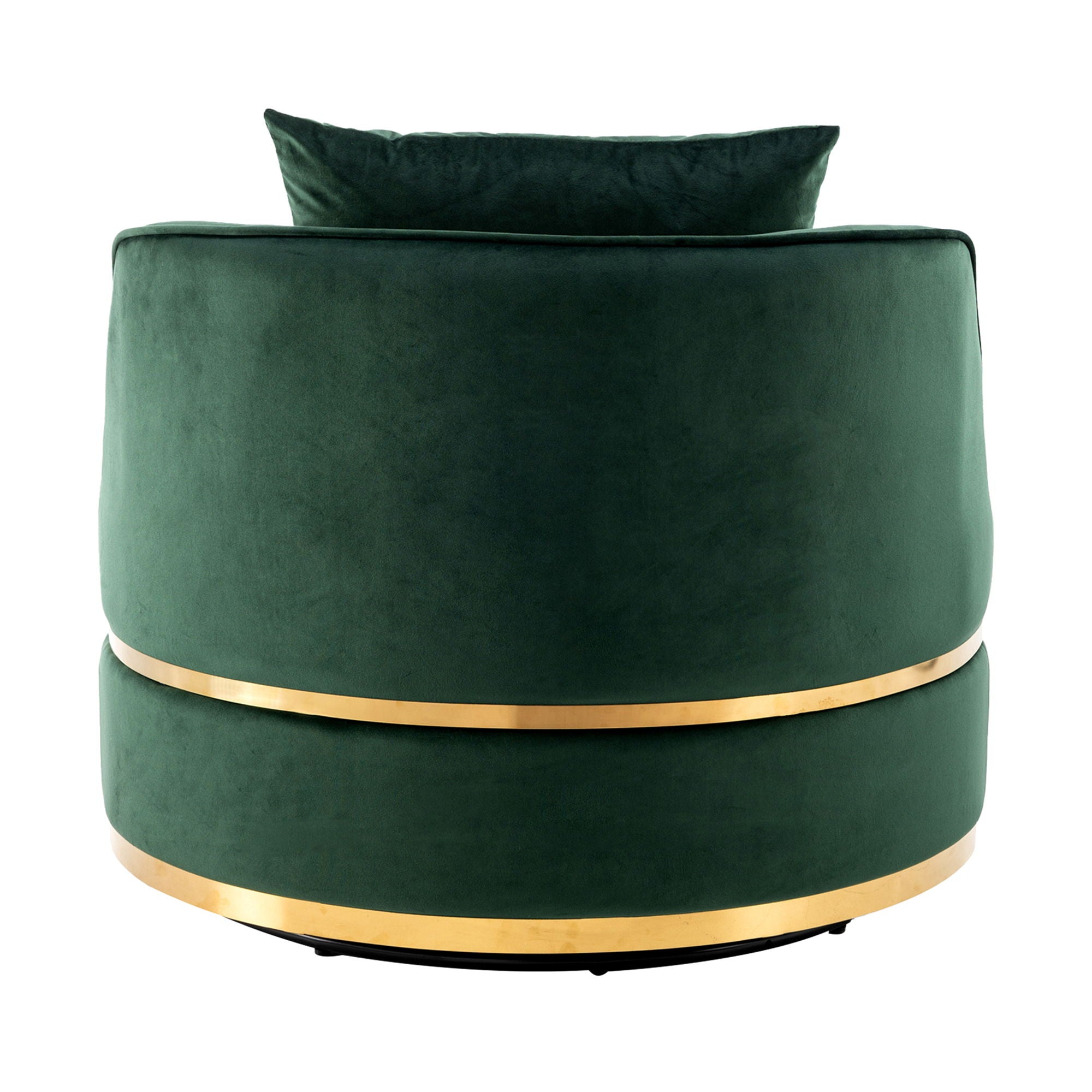 360 Degree Swivel Over Sized Upholstered Barrel Chair