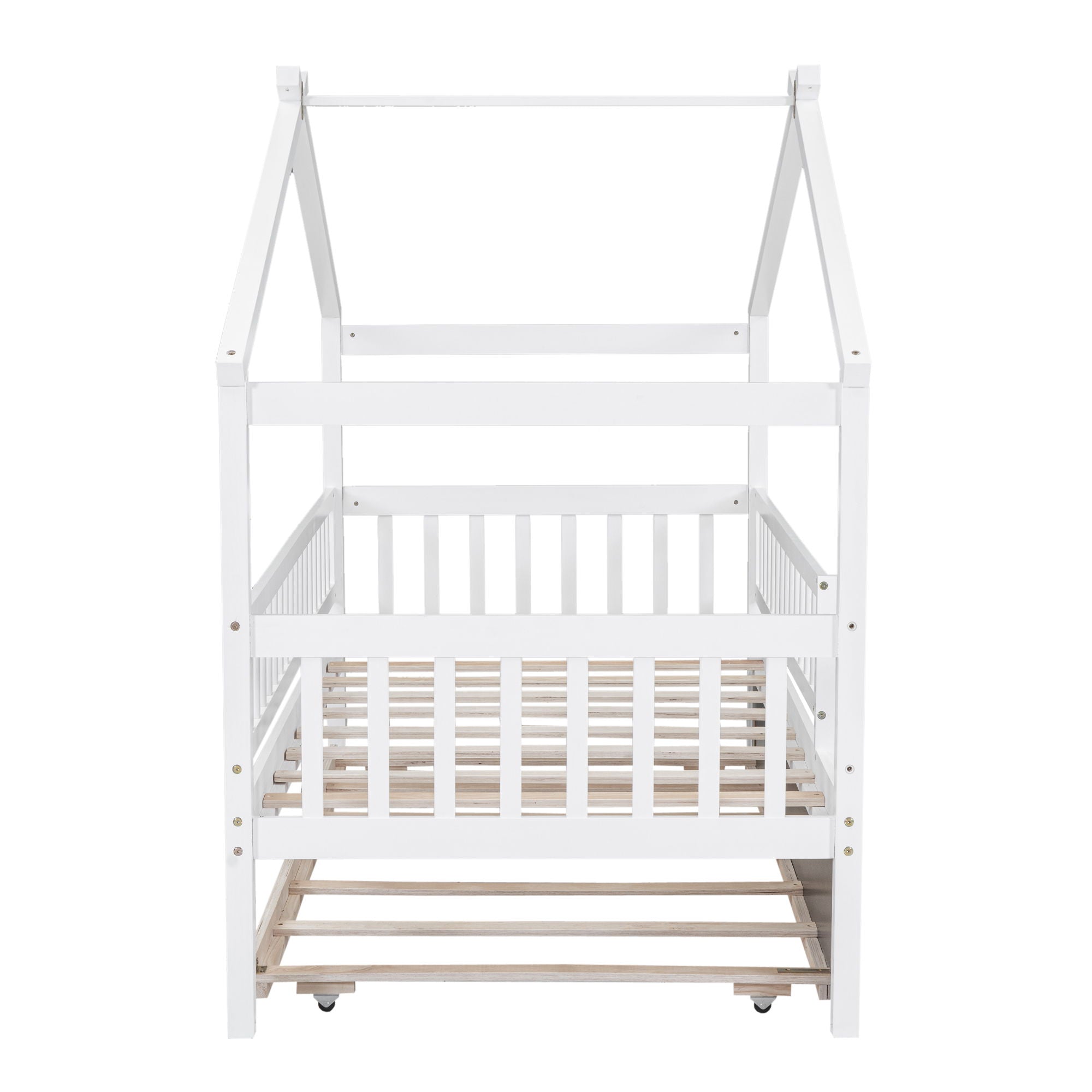 Creativity House Bed With Twin Size Trundle