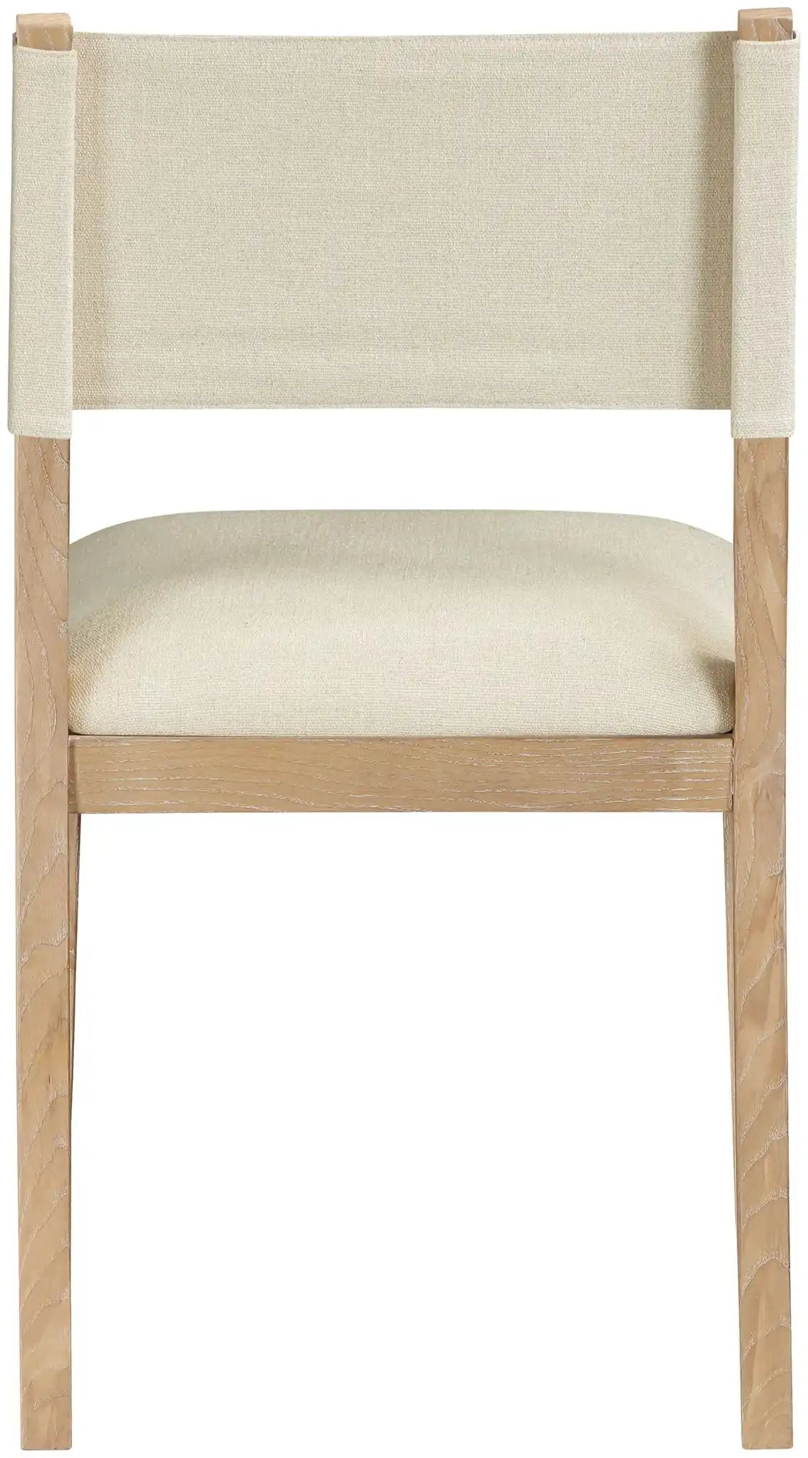 Avon - Linen Textured Performance Fabric Upholstered Dining Side Chair (Set of 2)
