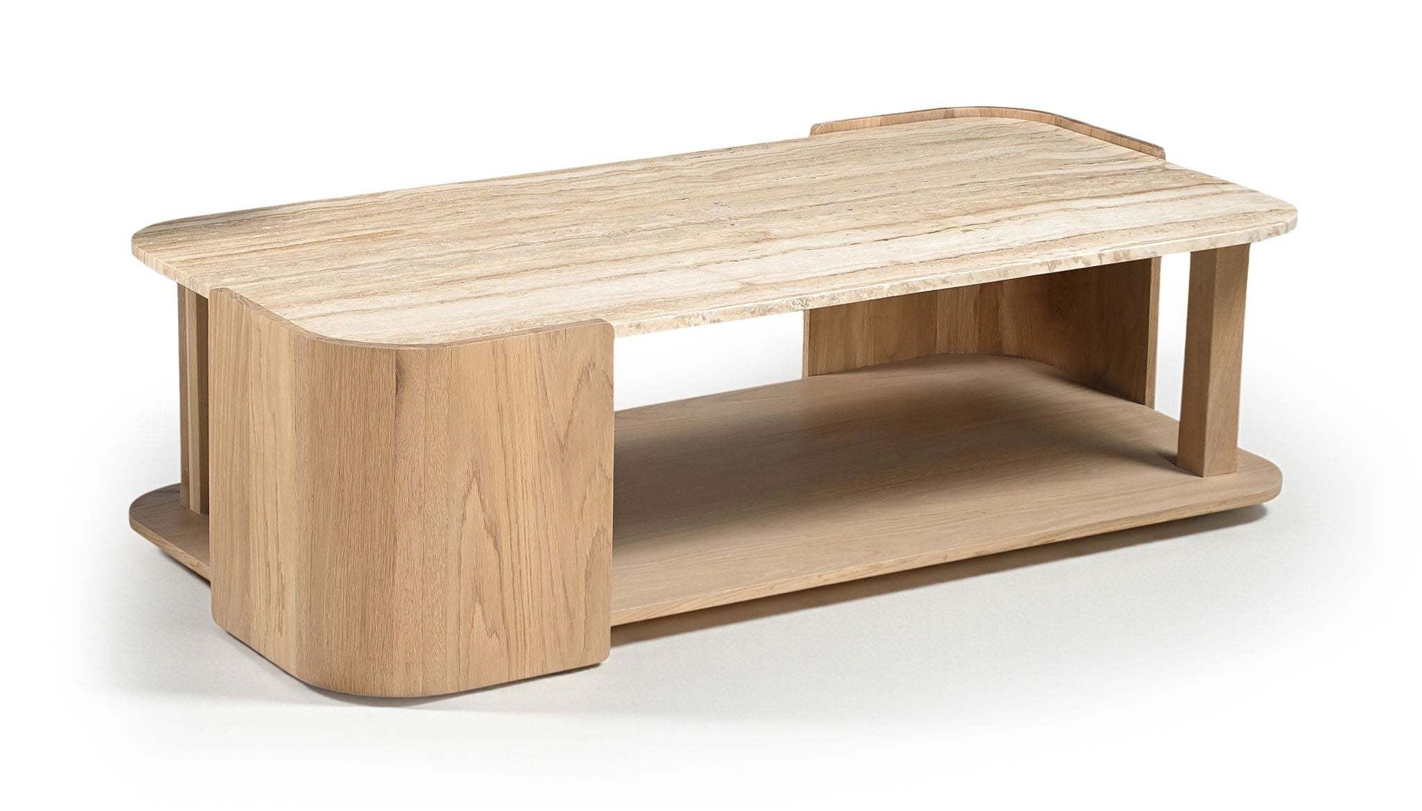 Calabria - Marble And Oak Wood Table