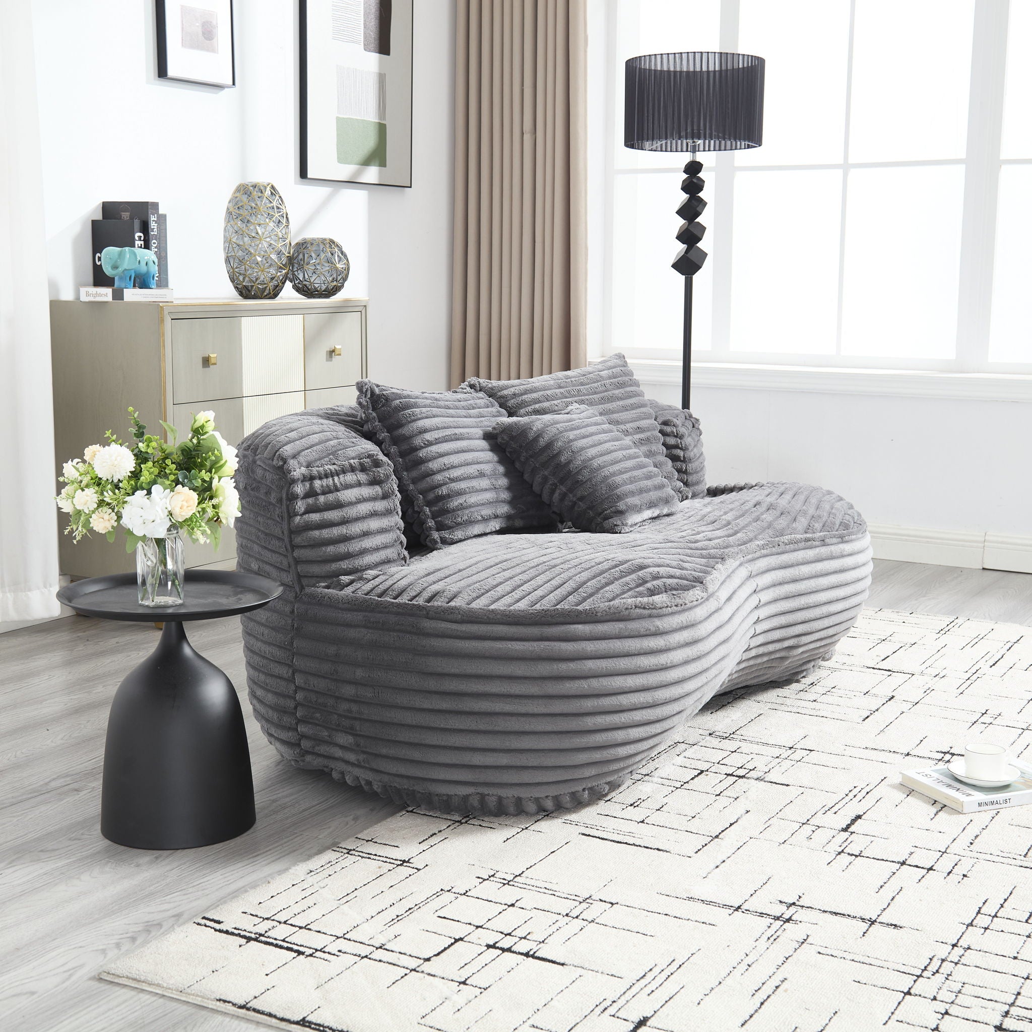 Bean Bag, Lazy Sofa Comfort Lounger High Back Chair