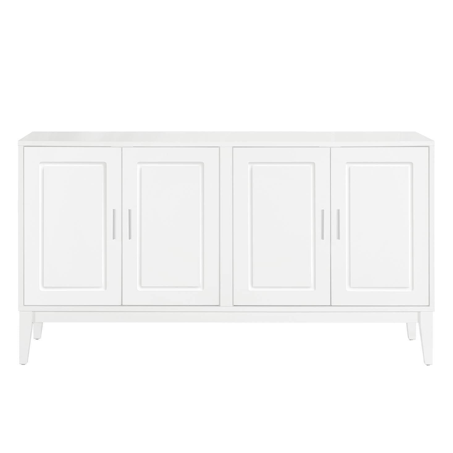4 Door Sideboard Storage Cabinet With Door Shelf