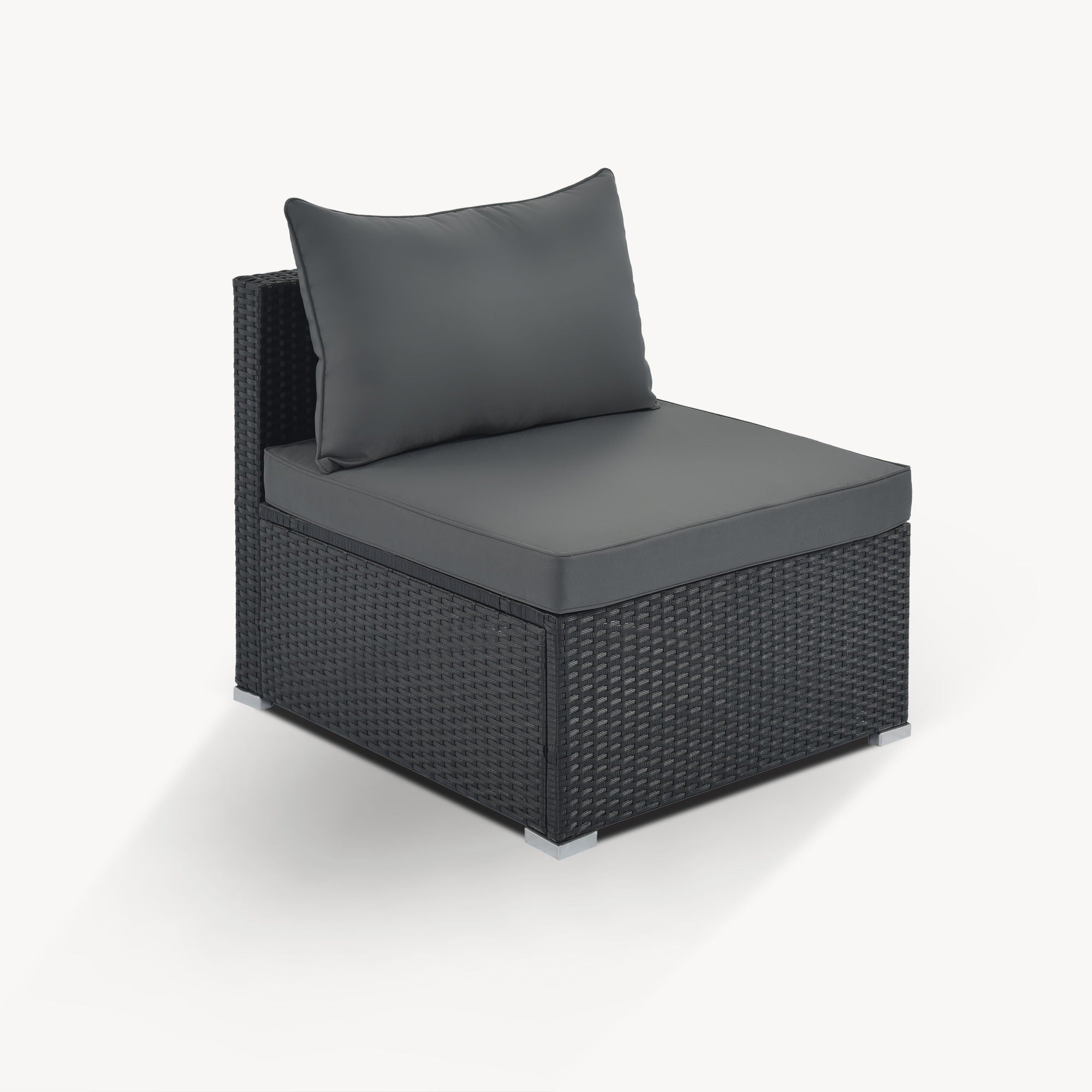 8 Pieces Outdoor Patio Furniture Conversation Wicker Sofa Set