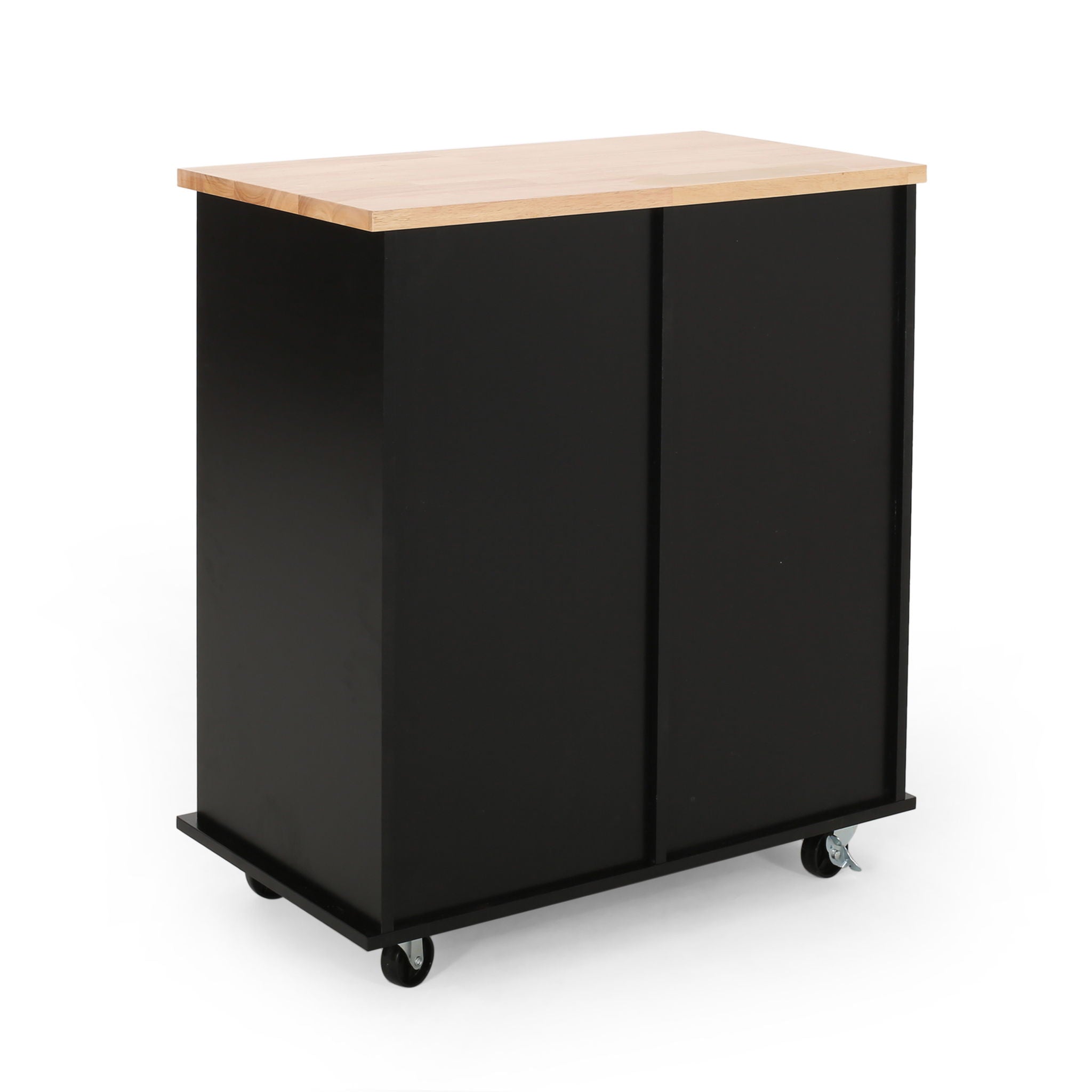 Yohaan - Contemporary Kitchen Cart With Wheels
