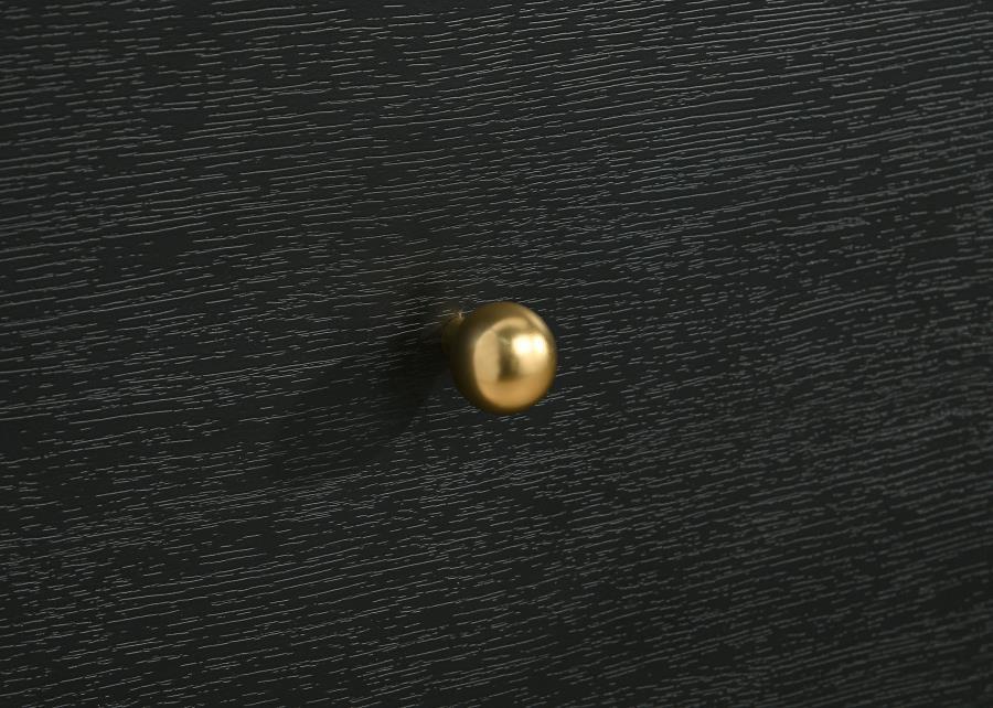 Cavelle - 2-Drawer Nightstand Bedside Table - Black - Best Buy Furniture