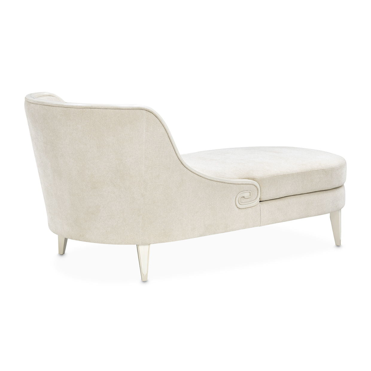 La Marisia - Chenille Chaise - Tranquil / Light Champagne - Best Buy Furniture
