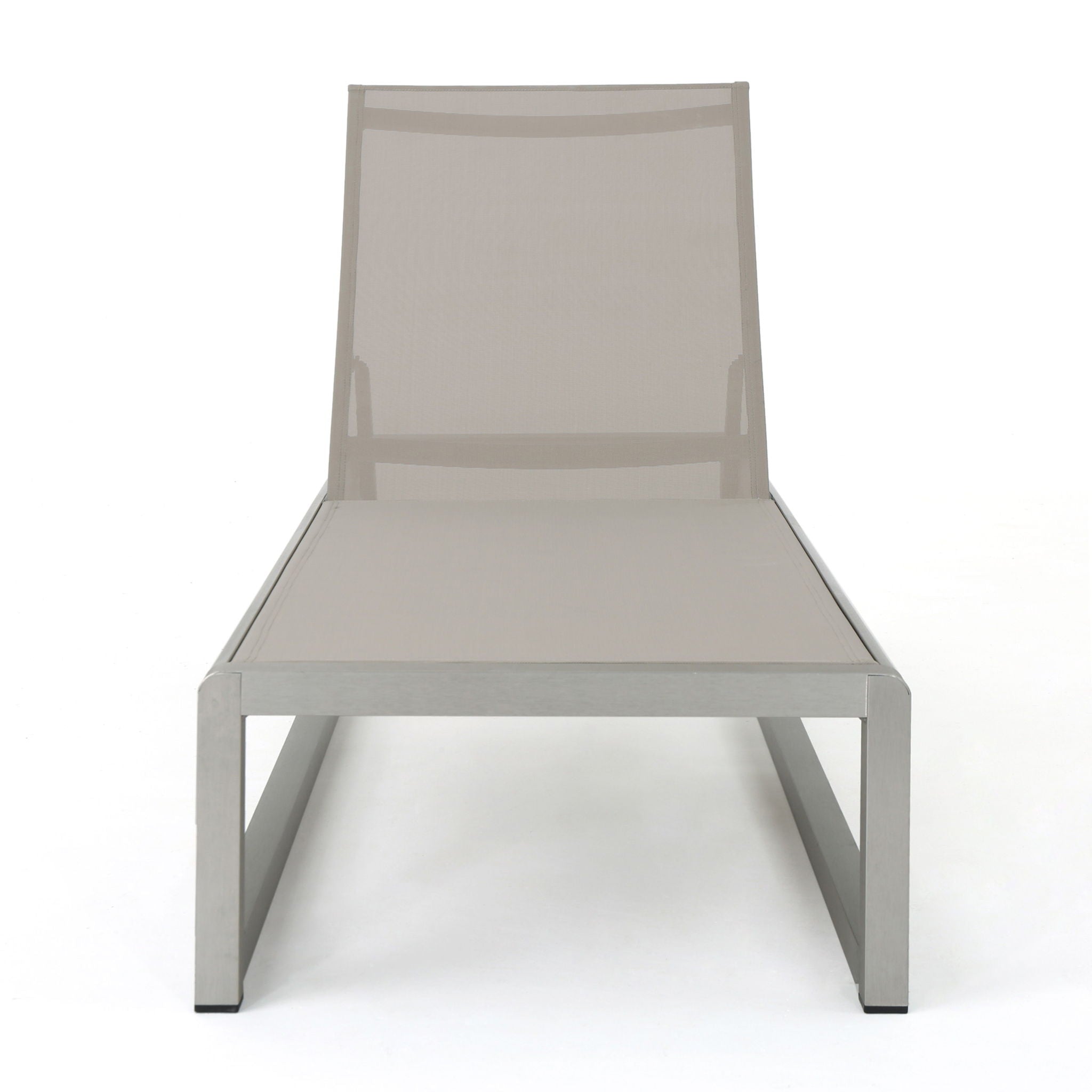 Outdoor Patio Chaise Lounge With 5 Reclining Positions