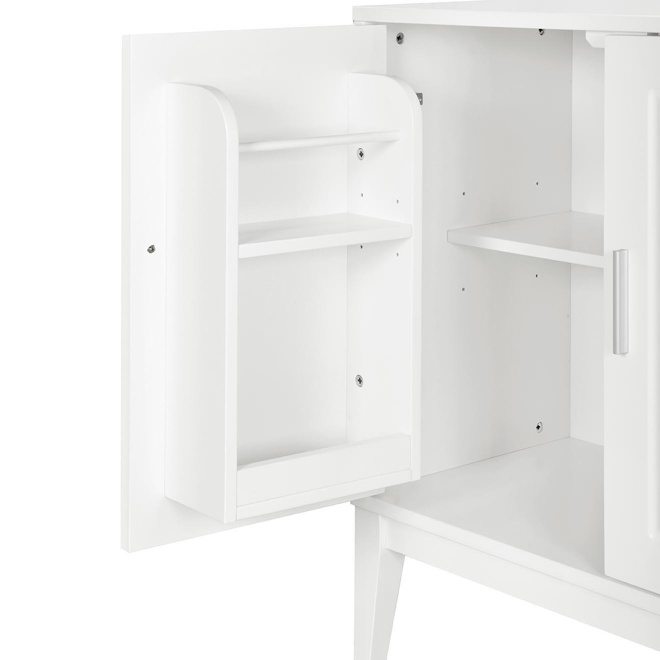 4 Door Sideboard Storage Cabinet With Door Shelf