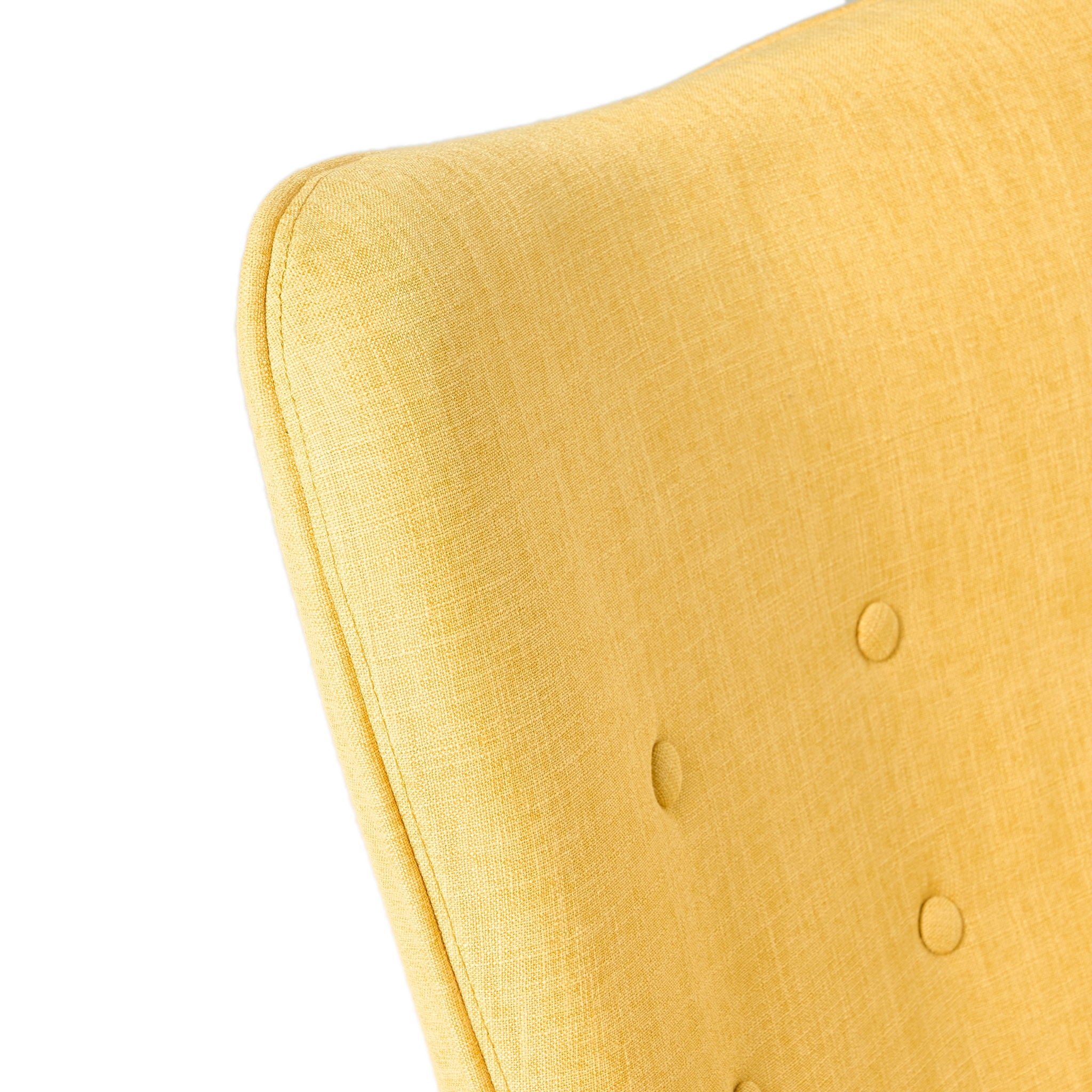 Mid Century Modern Arm Chairs For Living Room - Yellow