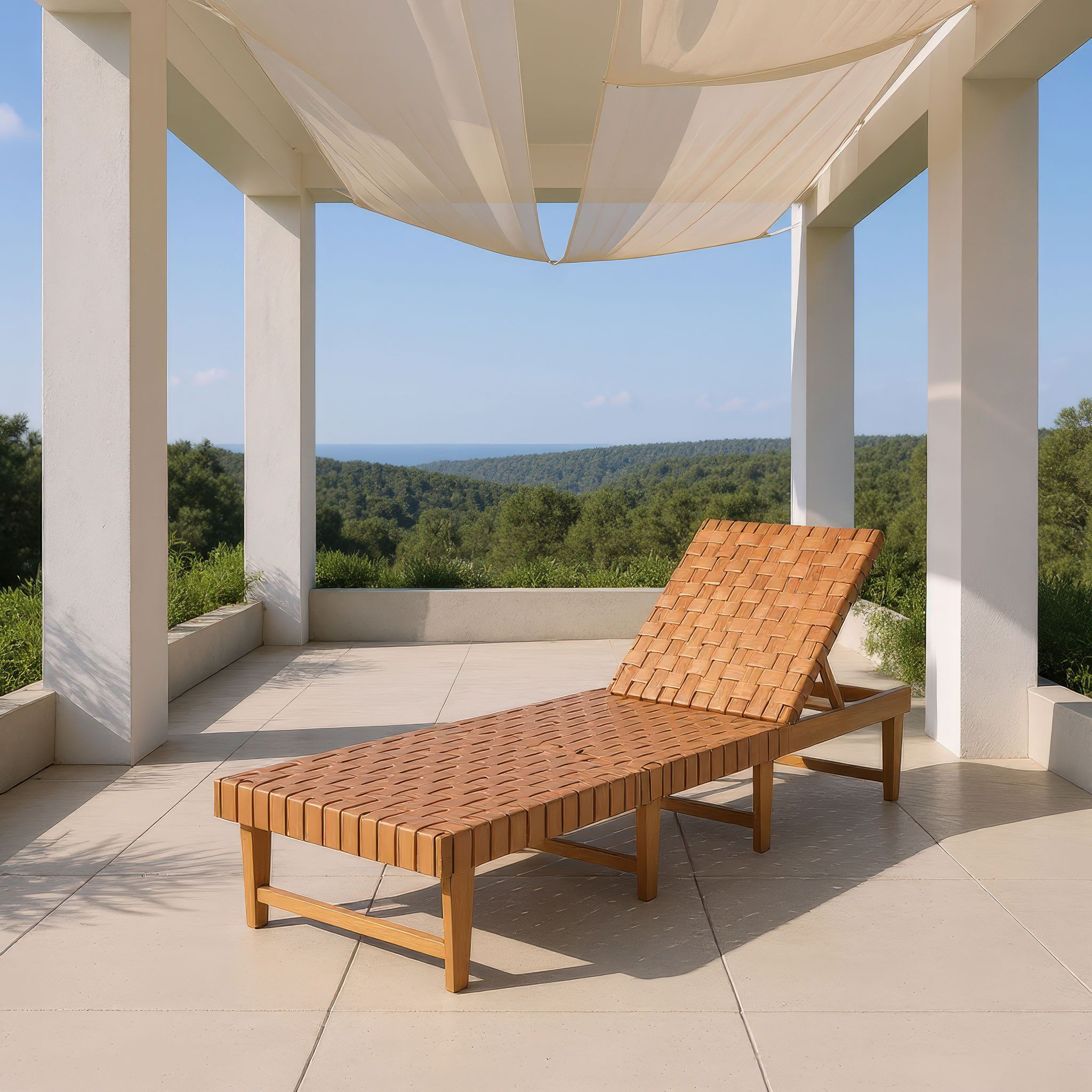 Breath - Chaise Lounge - Brown