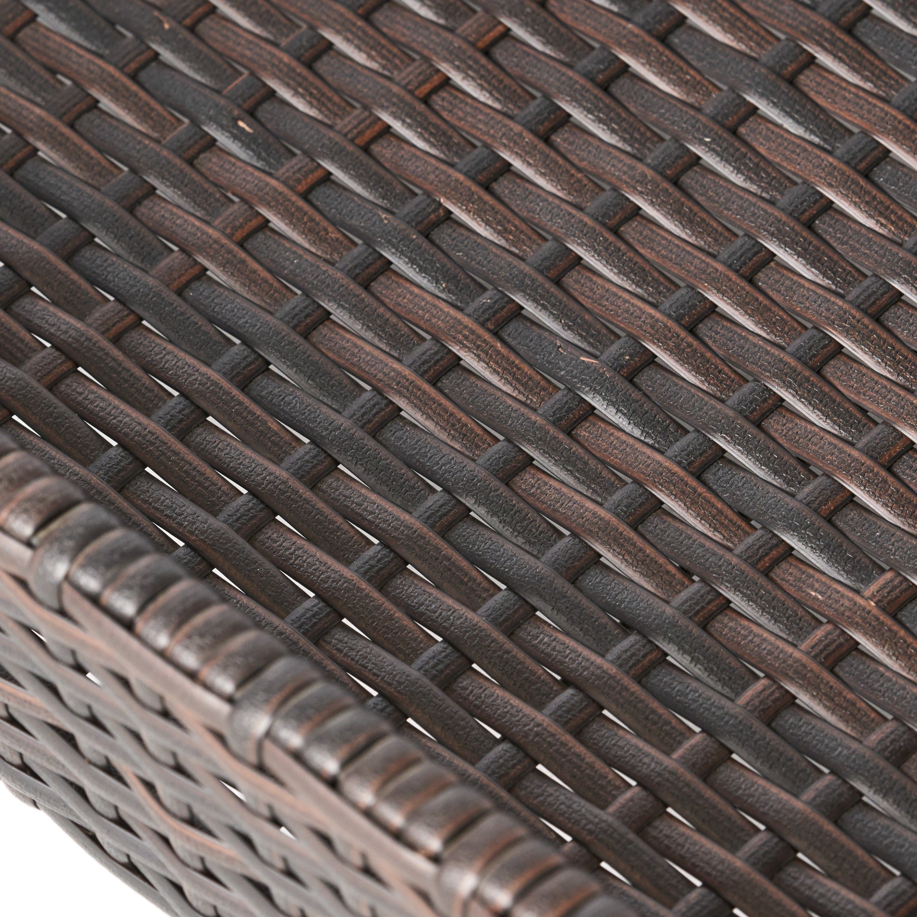 The Entertainer’s Rolling Wicker Bar Cart by Christopher knight Home