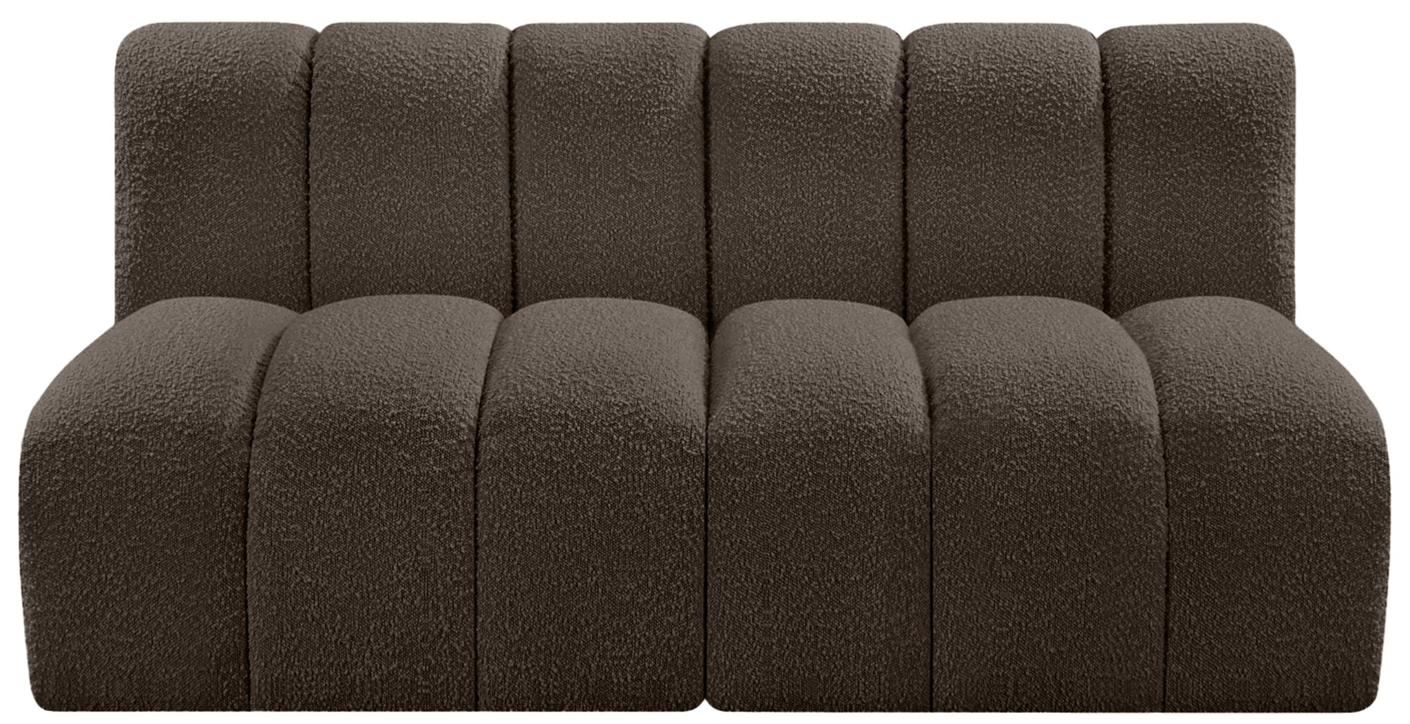 Arc - Boucle Fabric 2 Seats Modular Sofa
