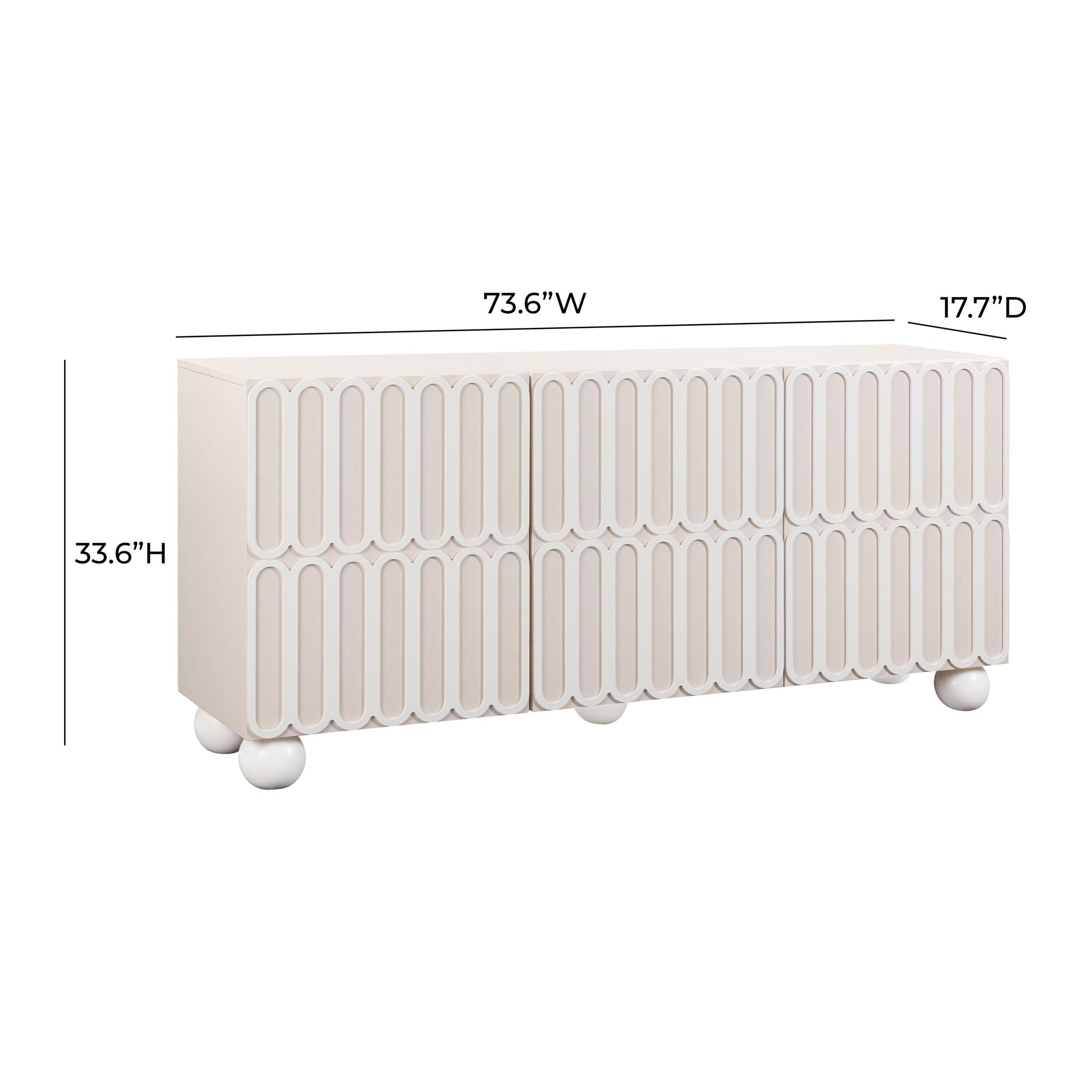 Tori Motif - Buffet - Taupe