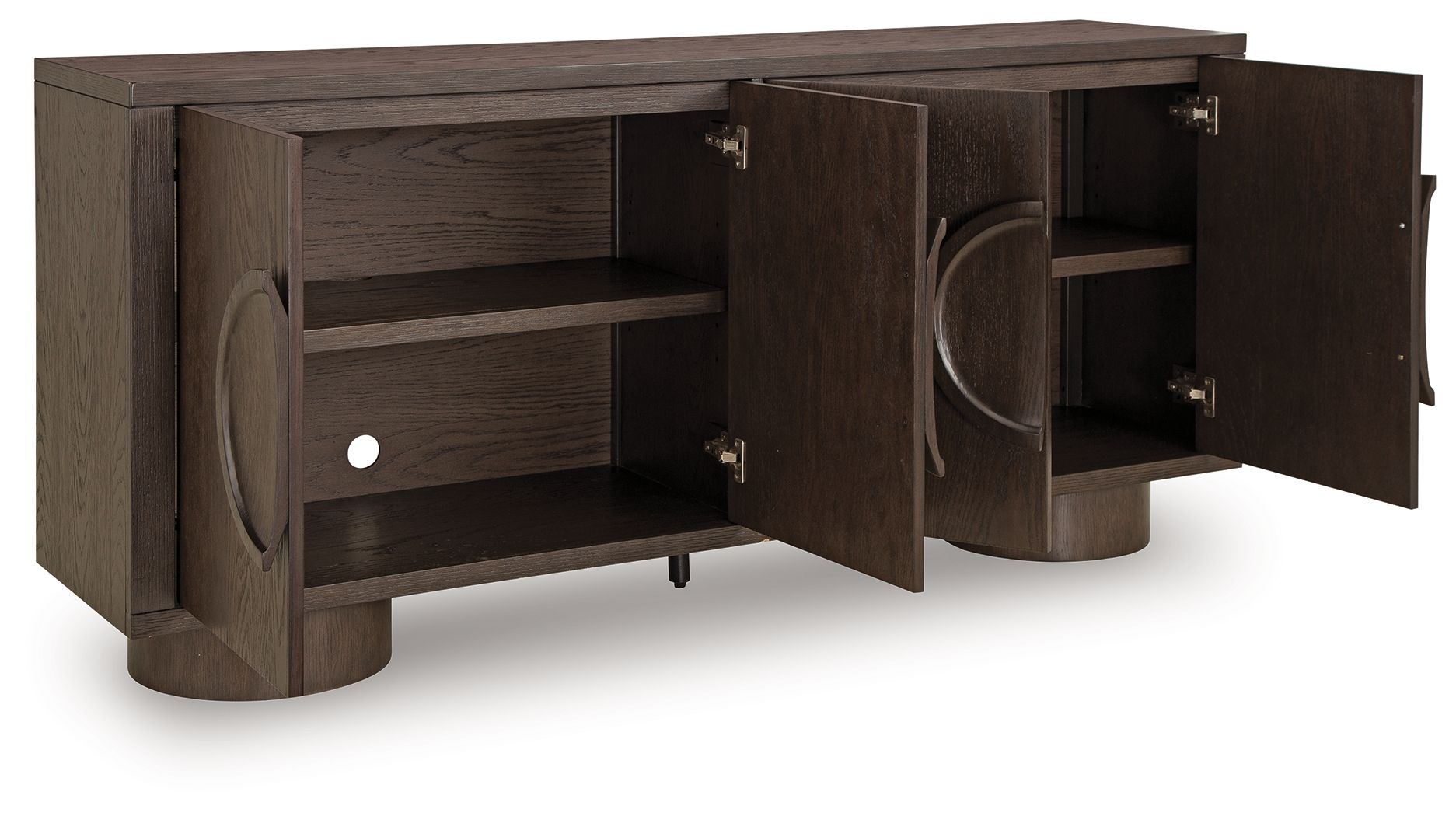 Veeda - Dark Brown - Accent Cabinet