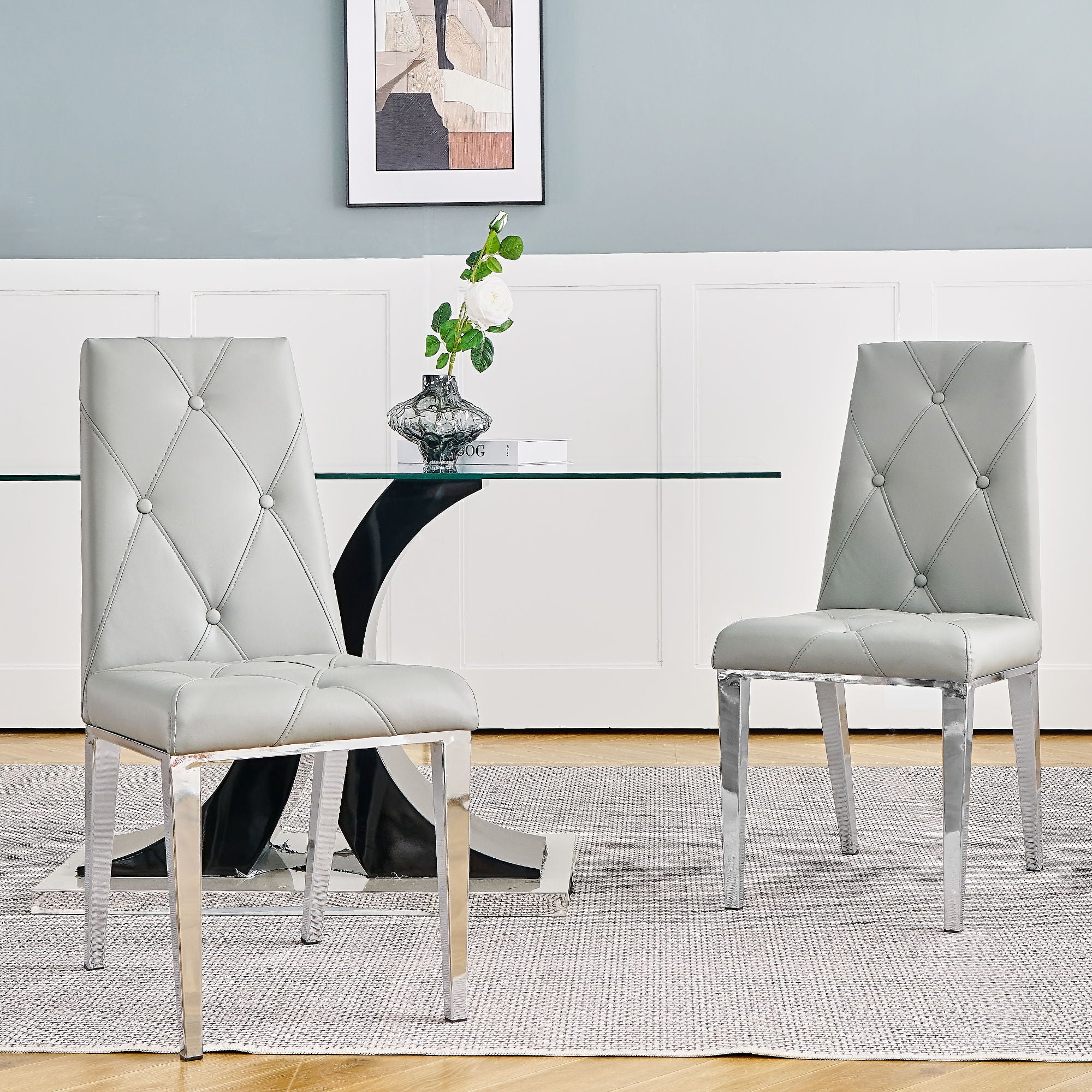 Modern Light Luxury Dining Chair (Set of 2)