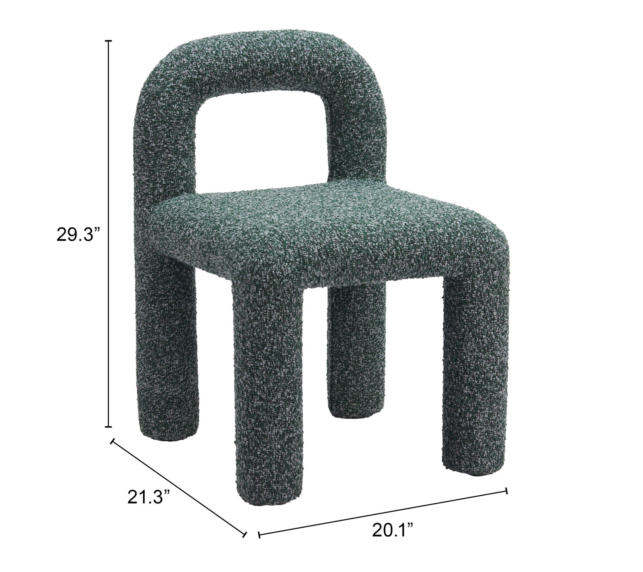 Arum - Dining Chair (Set of 2) - Snowy Green