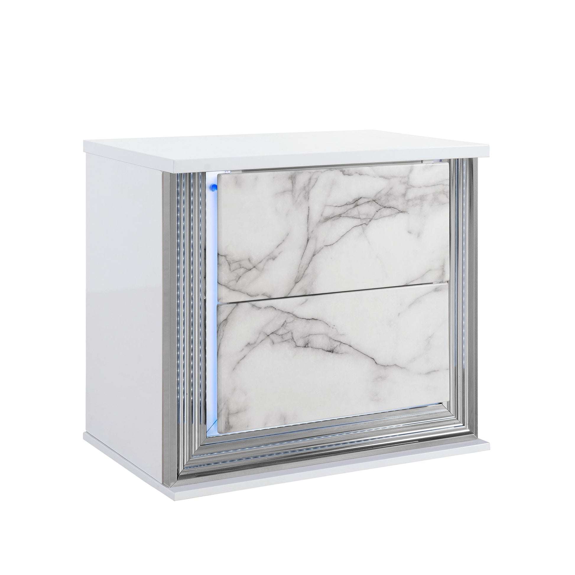 Moon - 5 Pieces Bedroom Set With LED Lighting - Best Buy Furniture