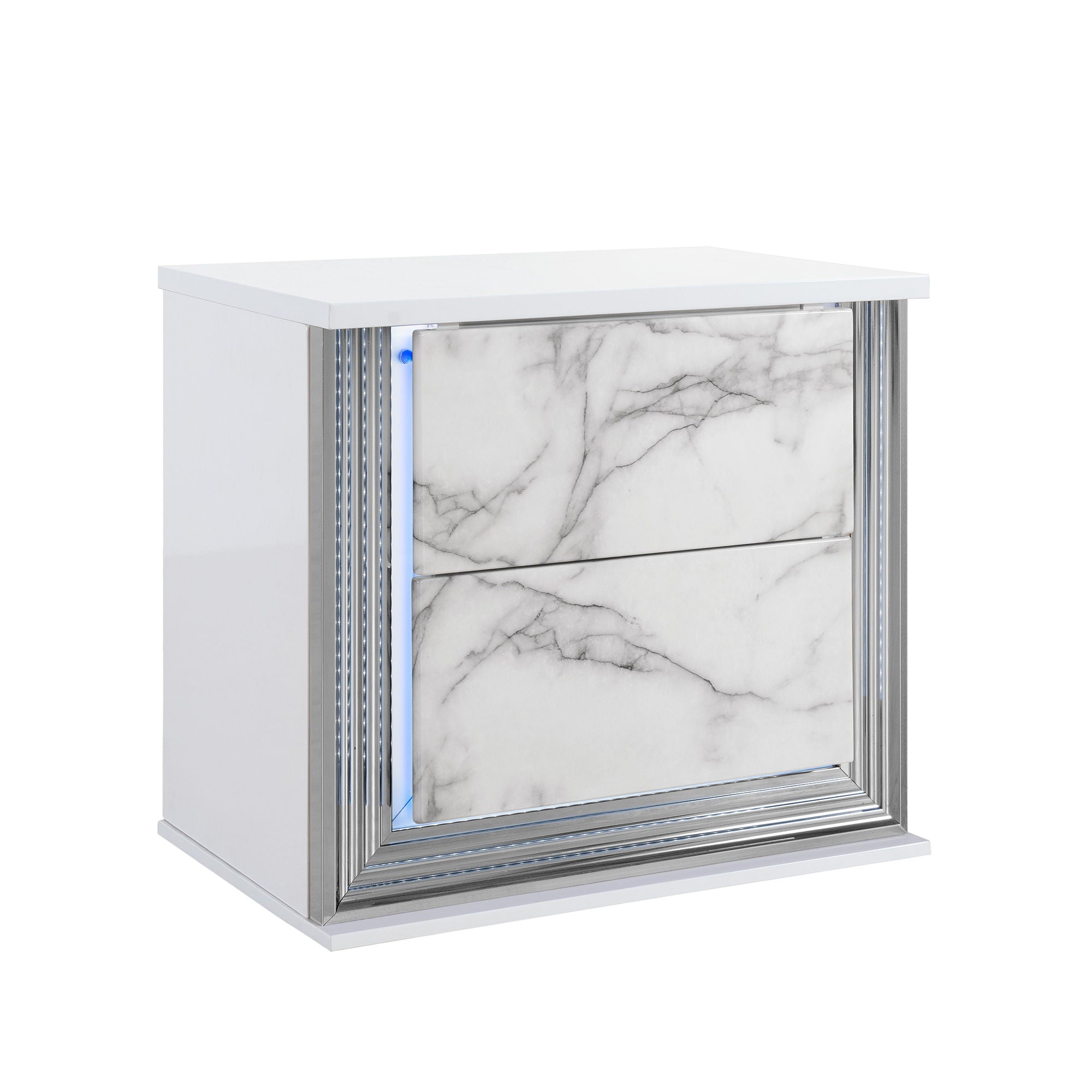 Moon - 5 Pieces Bedroom Set With LED Lighting - Best Buy Furniture