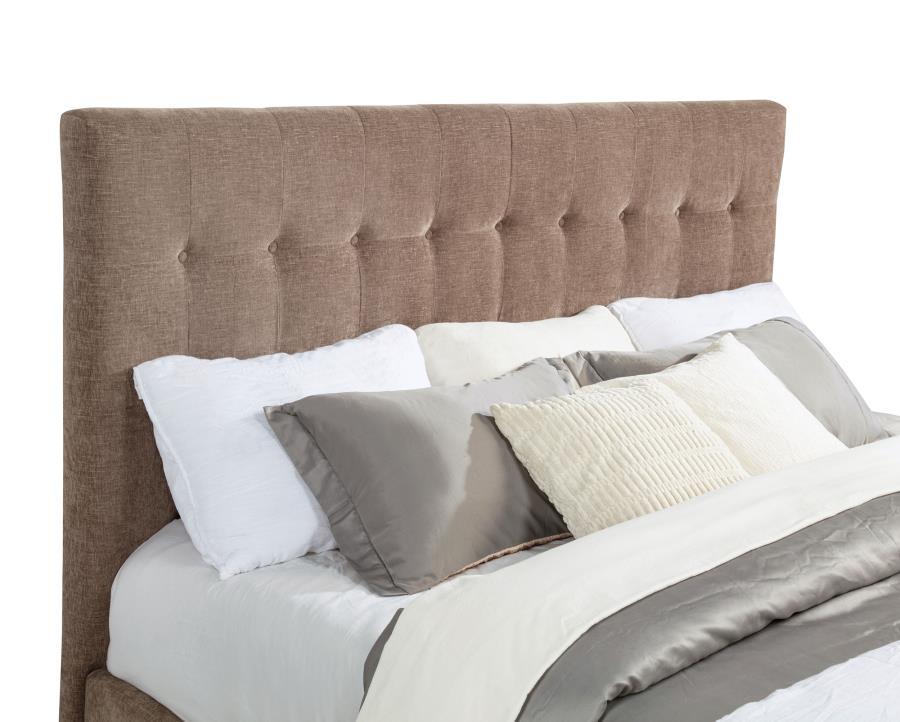 Senna - Upholstered Audio Flame Visualizer Bed - Best Buy Furniture