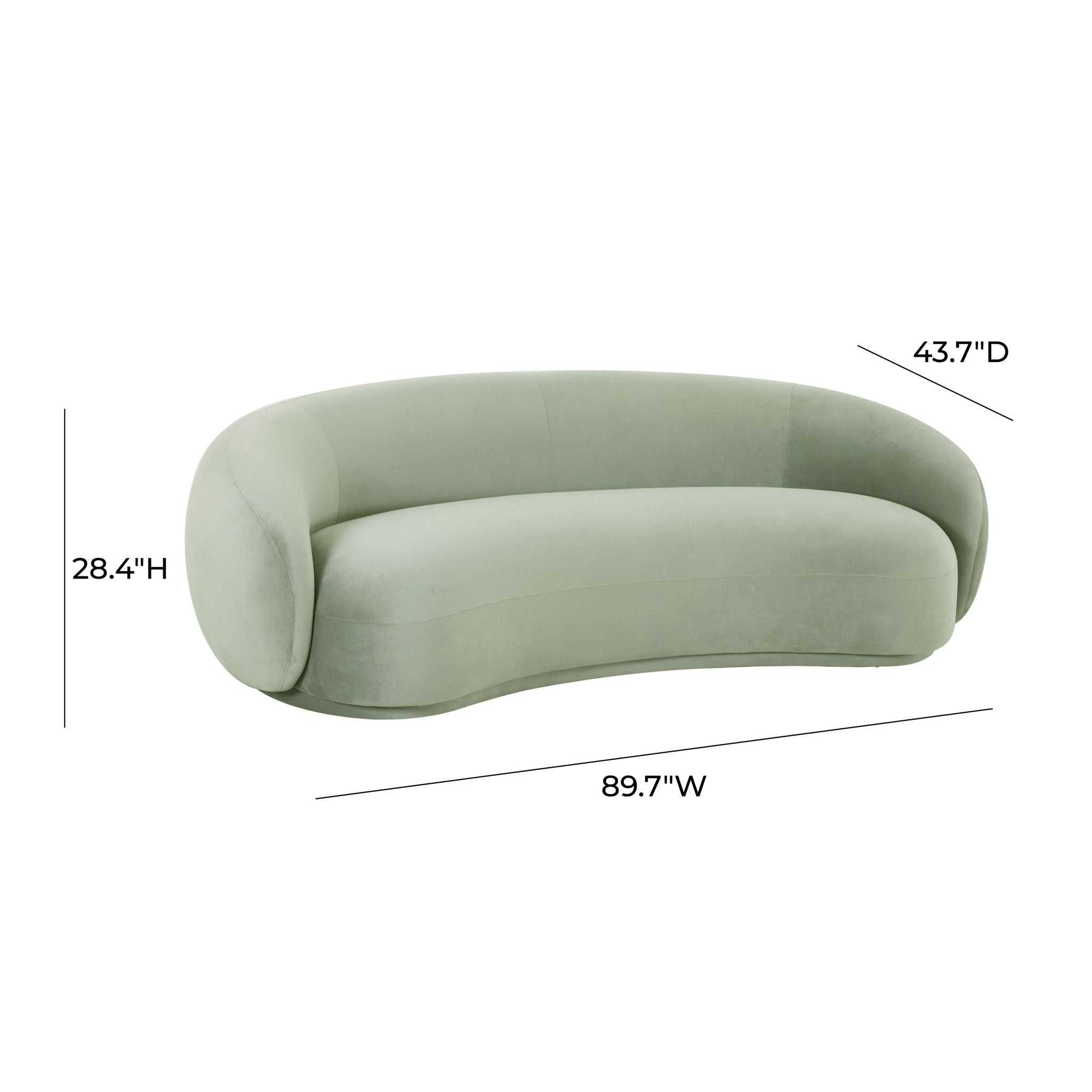 Kendall - Velvet Sofa